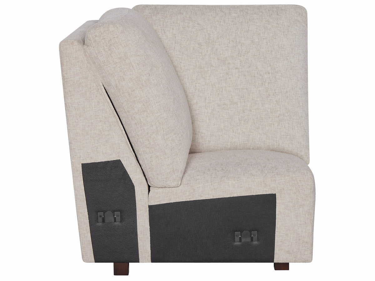 Universal Furniture Rhodes Corner Chair — Rani Arctic — Rhodes Collection