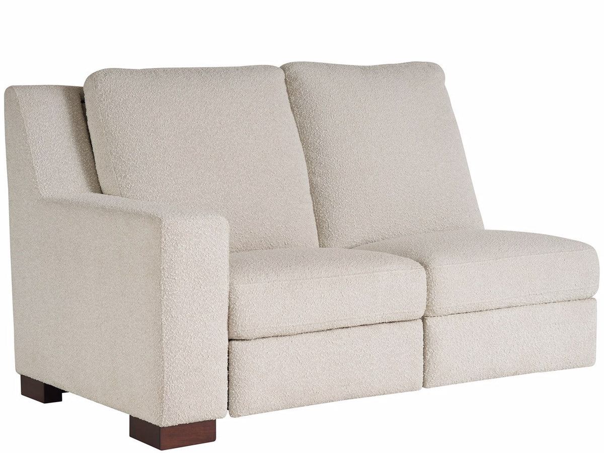 Universal Furniture Rhodes Loveseat LAF — Oris Snow