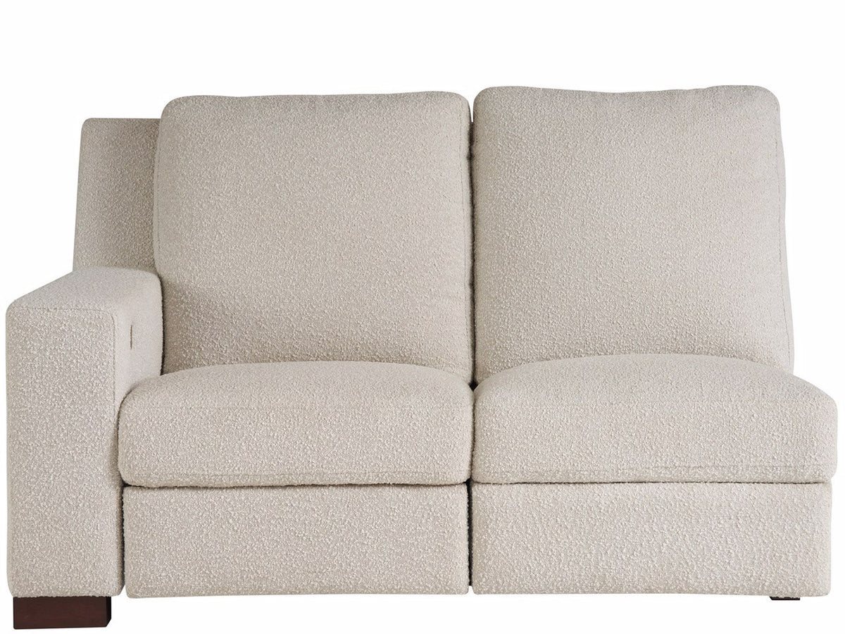 Universal Furniture Rhodes Loveseat LAF — Oris Snow