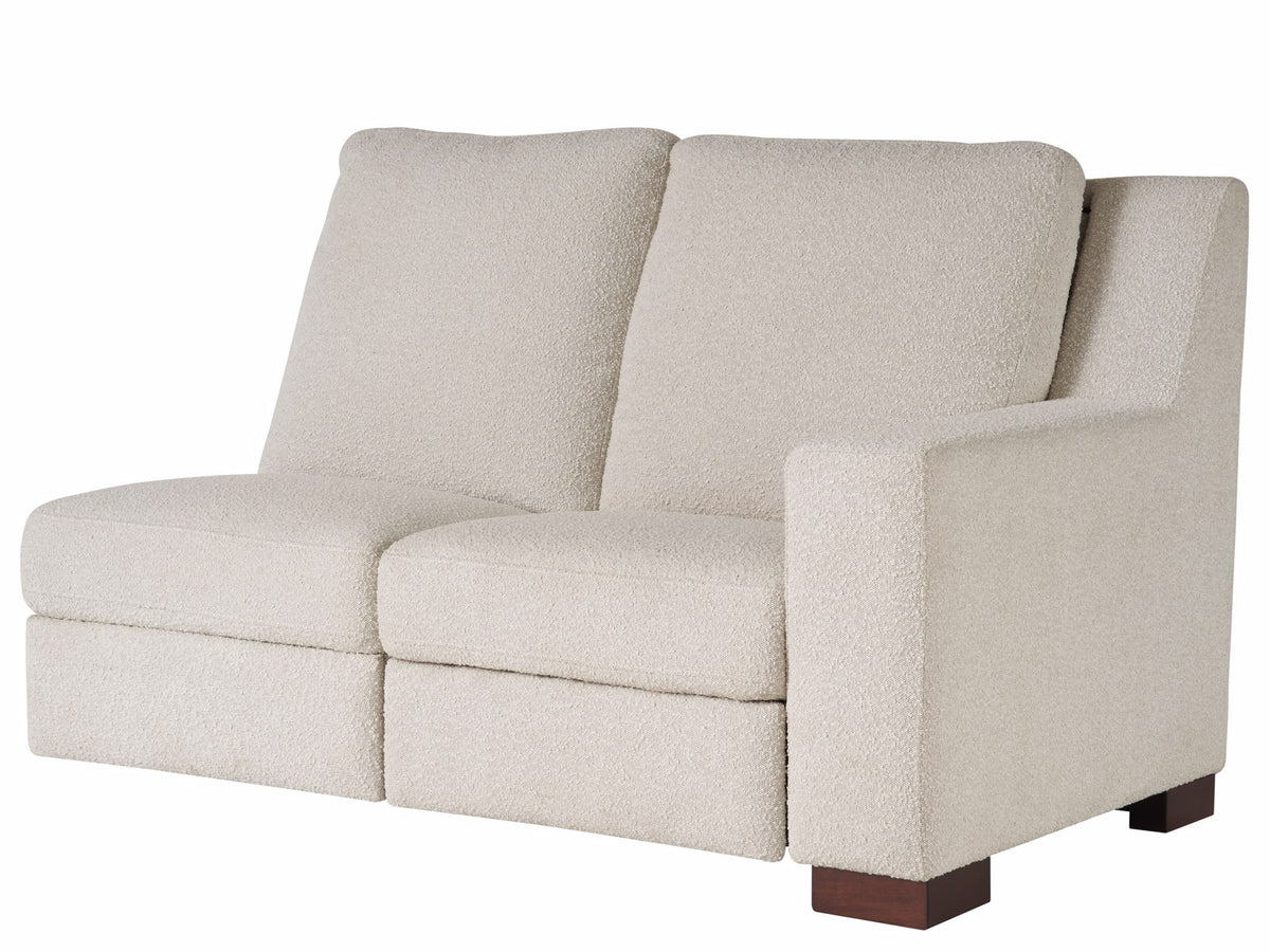 Universal Furniture Rhodes Loveseat RAF — Oris Snow