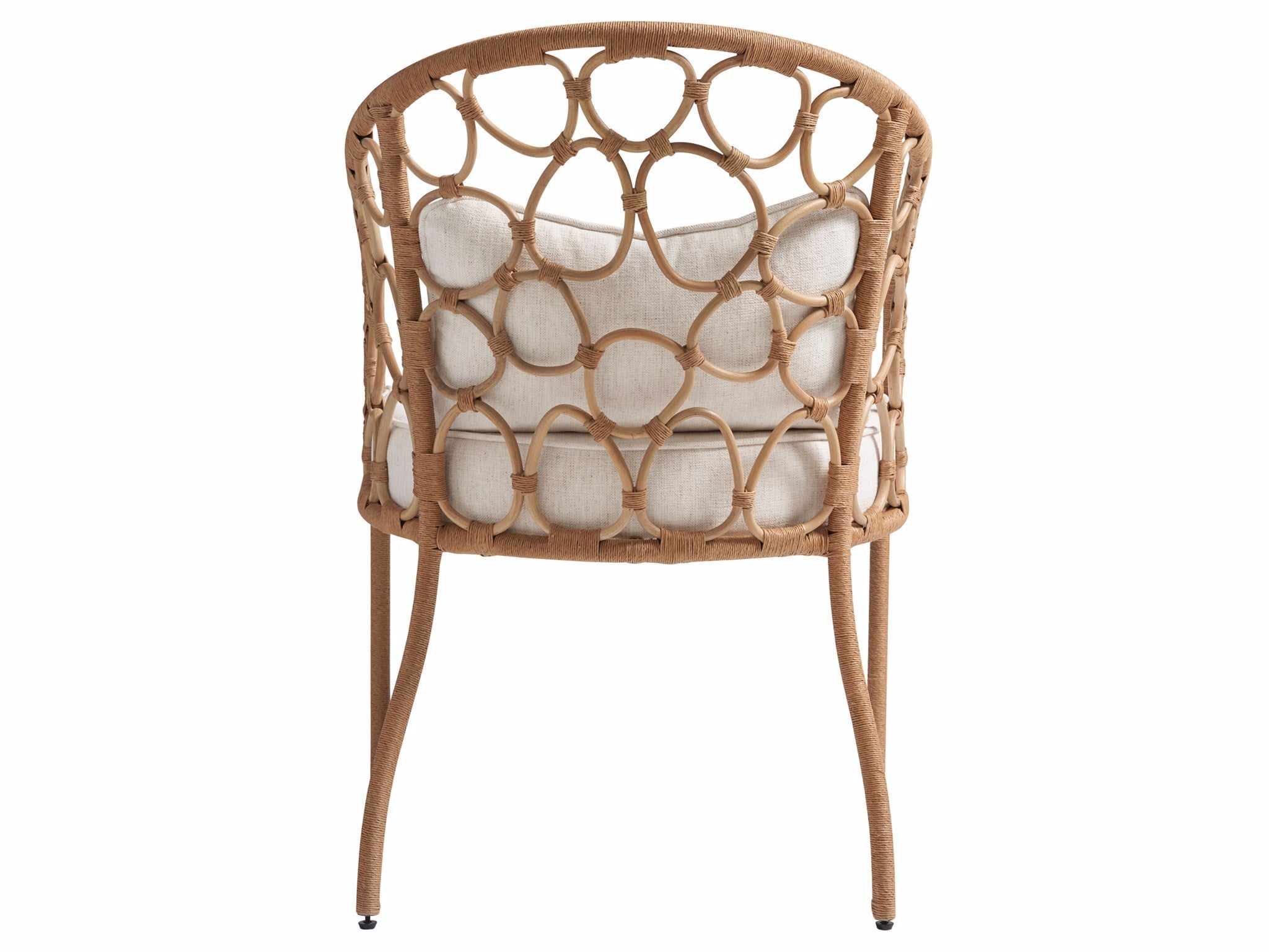 Universal Furniture Weekender Pebble Dining Chair — Natural Rattan — Weekender Collection