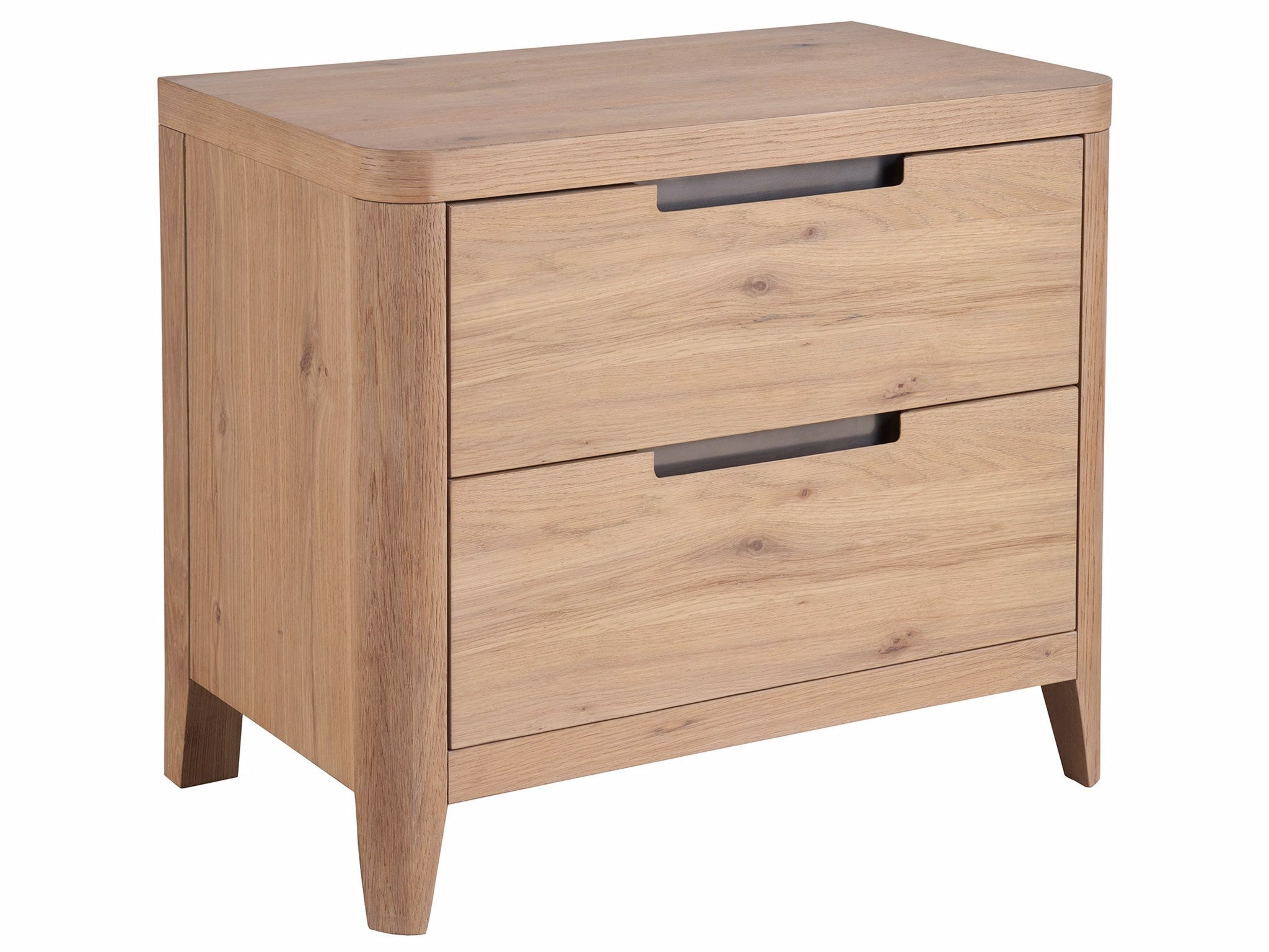 Universal Furniture Modern Walker Nightstand — Organic Natural Oak — Modern Collection