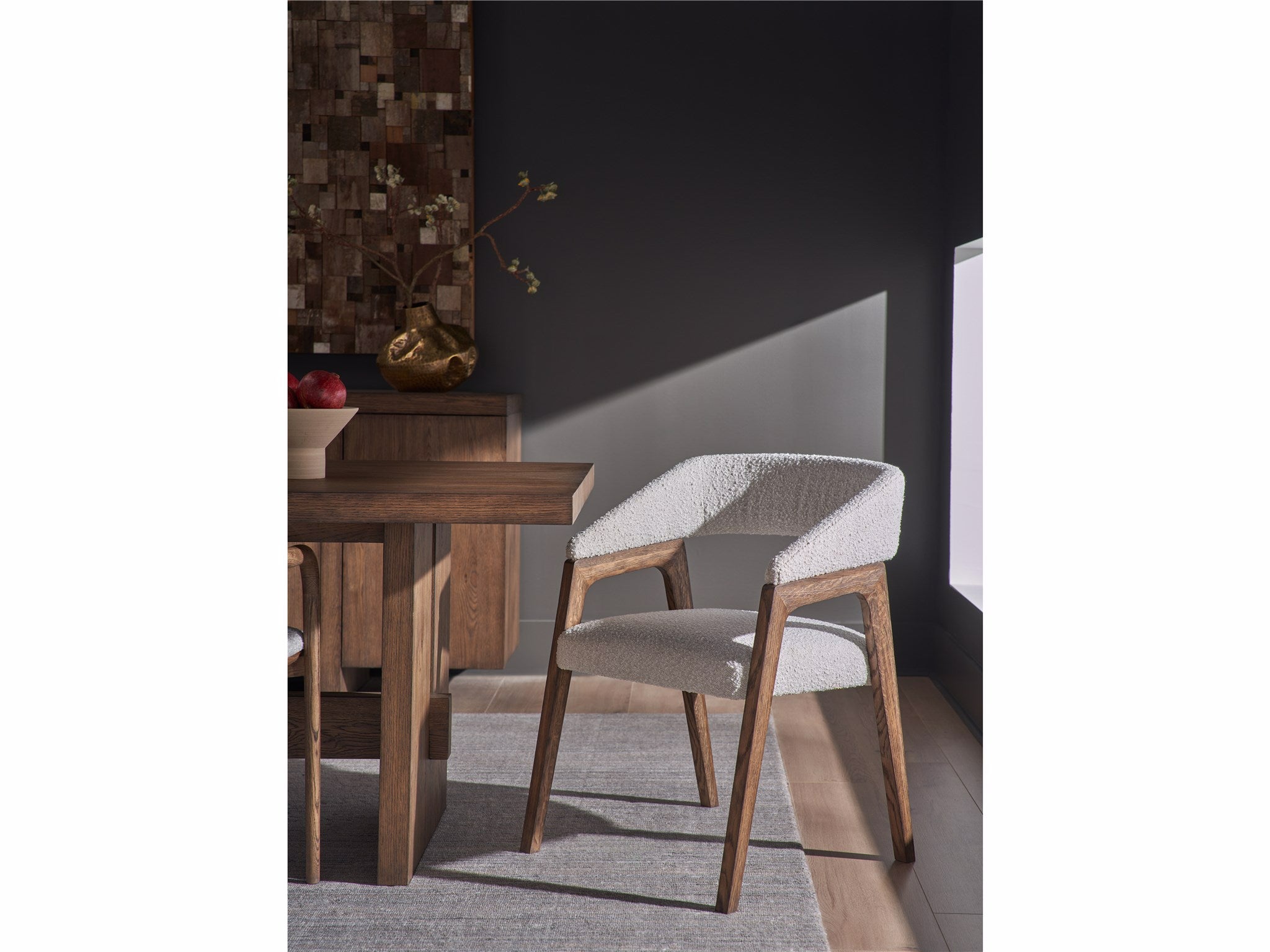 Universal Furniture Barrel Back Dining Chair — Modern Collection