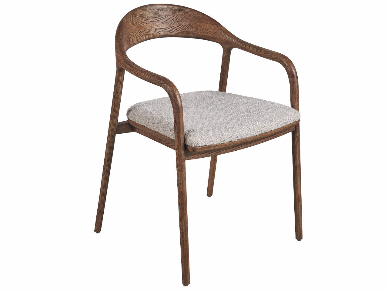 Universal Furniture Modern Echo Dining Arm Chair — Medium Brown Oak — Modern Collection