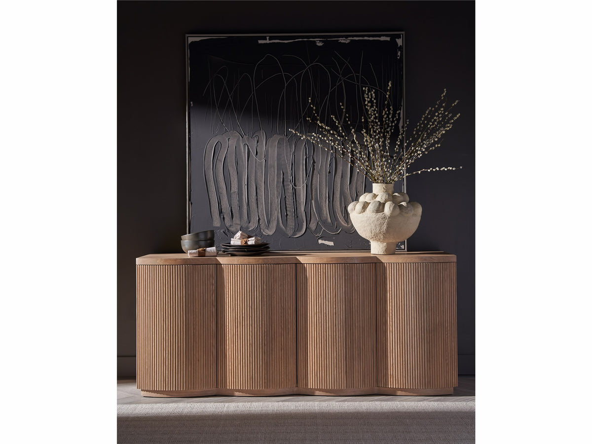 Universal Furniture Modern Lumi Credenza — Natural Oak — Modern Collection