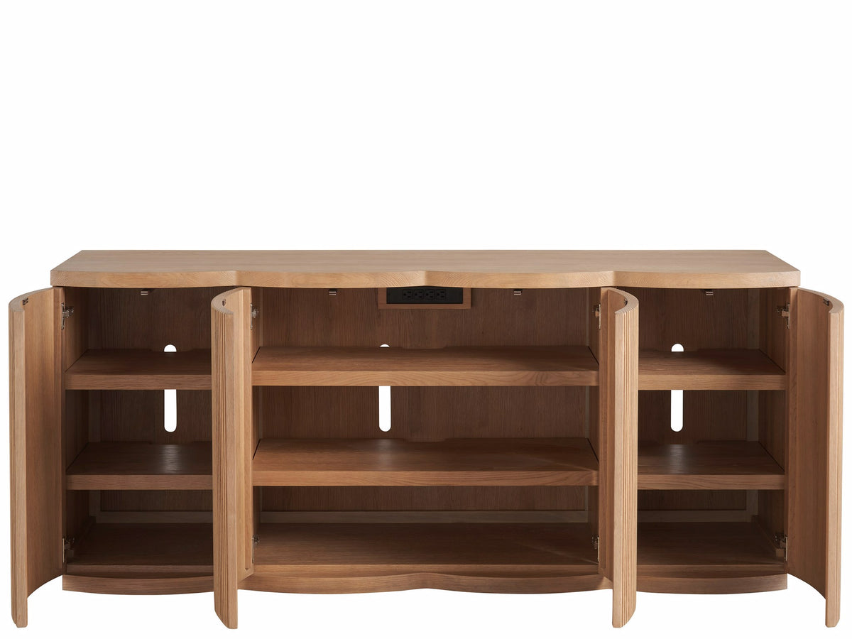 Universal Furniture Modern Lumi Credenza — Natural Oak — Modern Collection