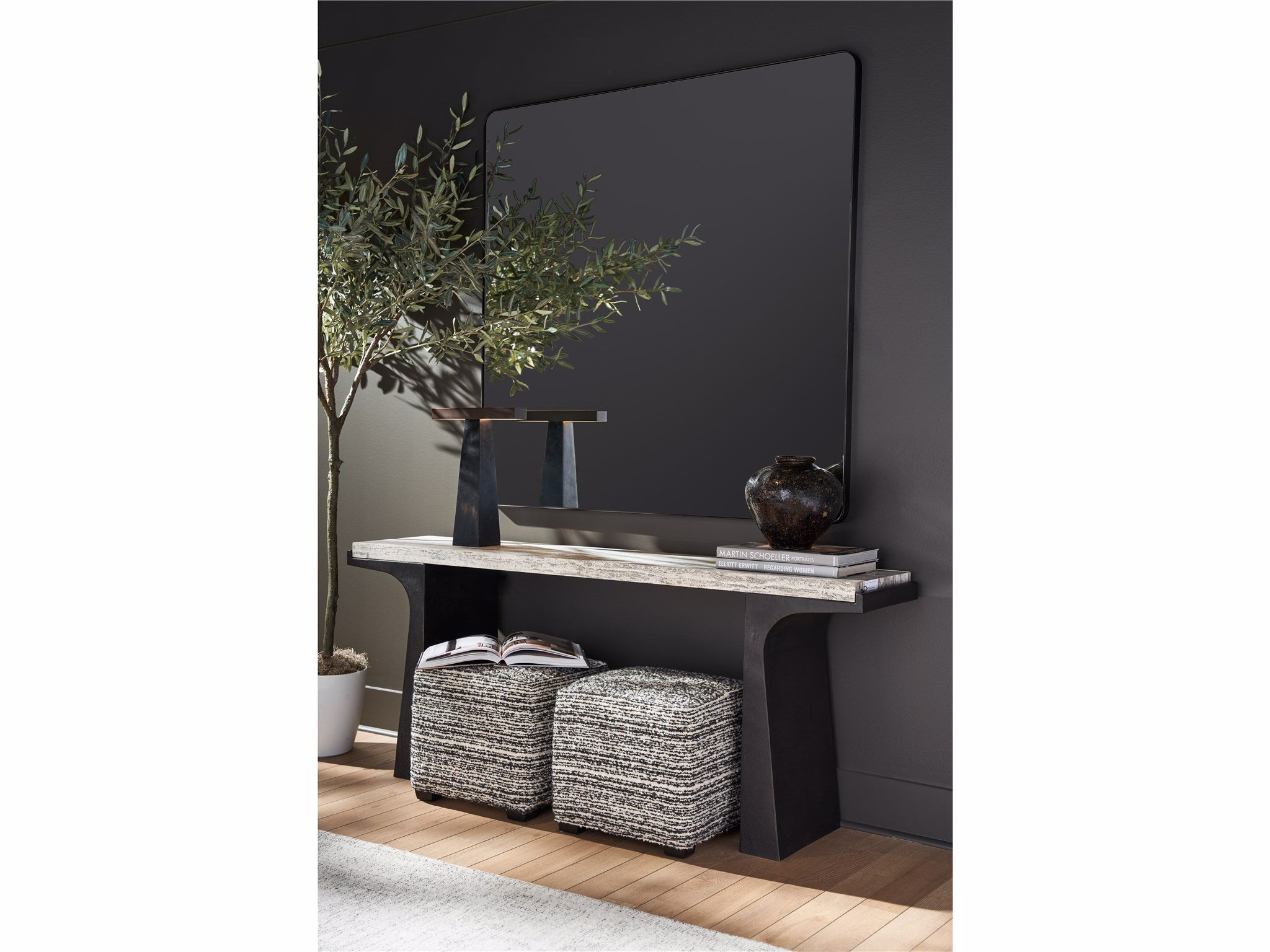 Universal Furniture Quill Console Table — Modern Collection