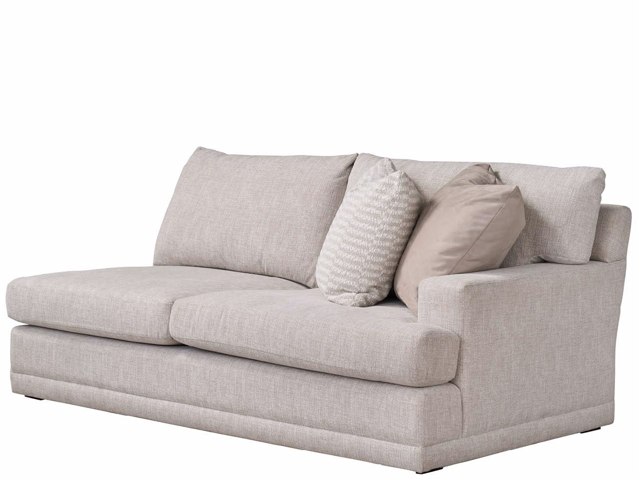 Universal Furniture Hadlee Loveseat RAF — Tweed Sisal — Hadlee Collection