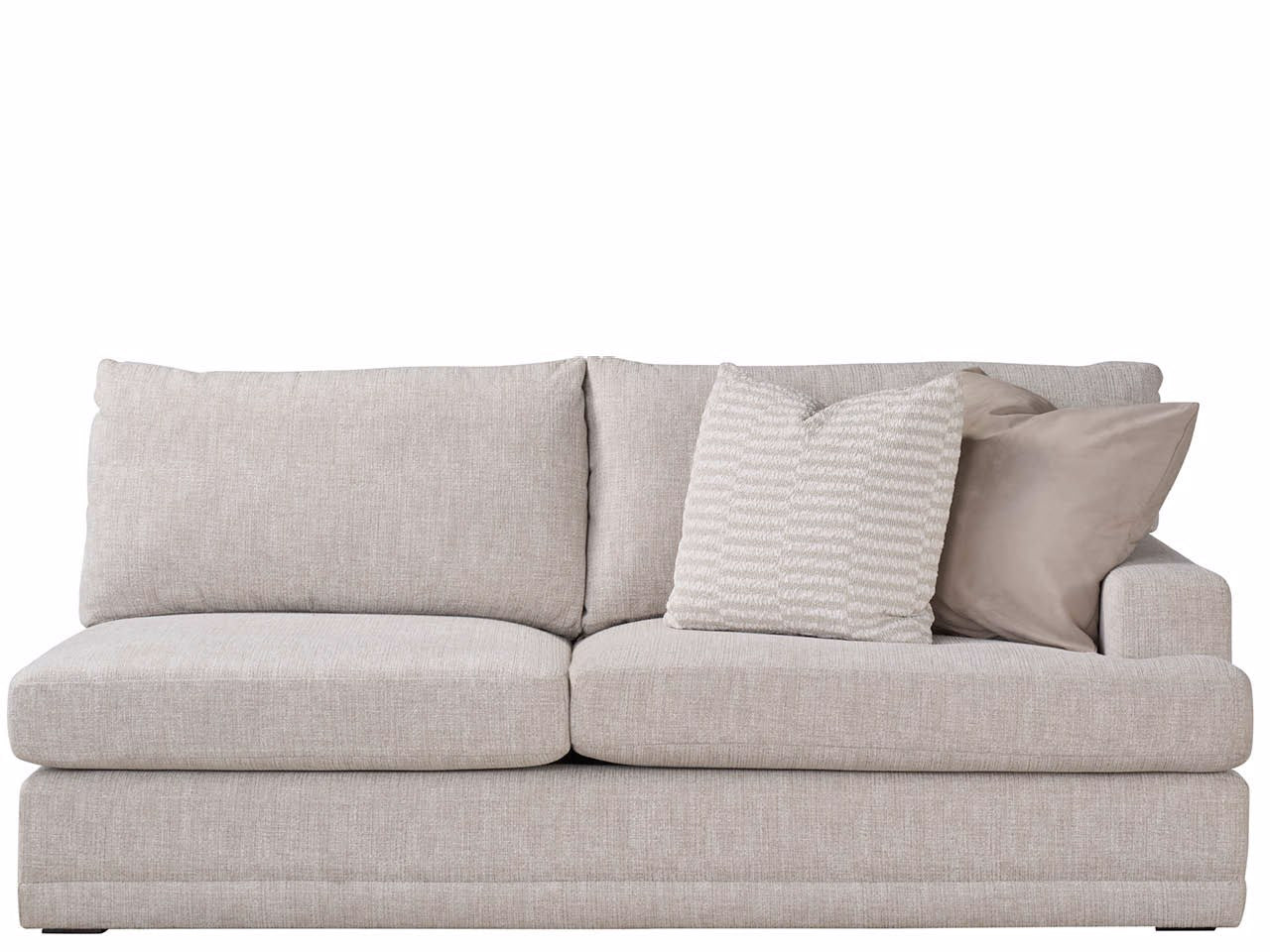 Universal Furniture Hadlee Loveseat RAF — Tweed Sisal — Hadlee Collection
