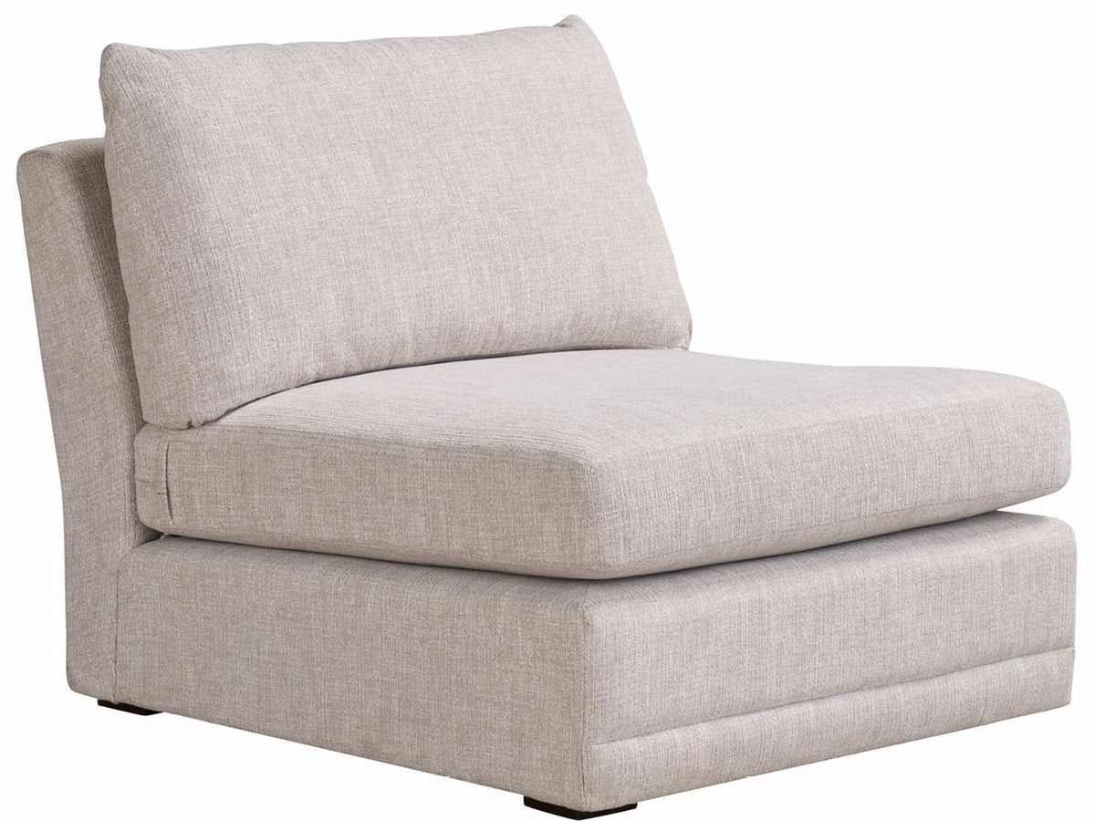 Universal Furniture Hadlee Armless Chair — Tweed Sisal — Hadlee Collection