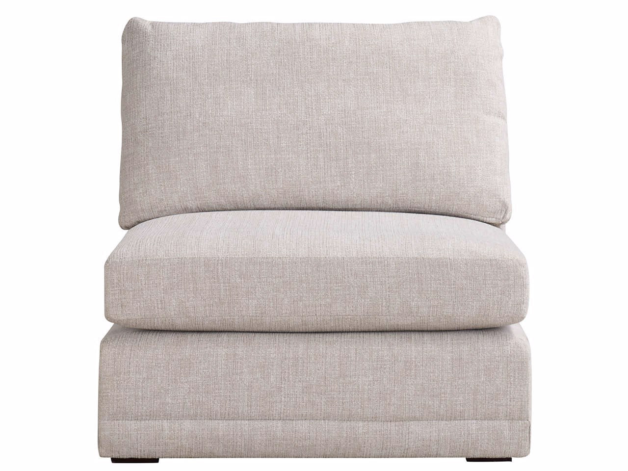Universal Furniture Hadlee Armless Chair — Tweed Sisal — Hadlee Collection