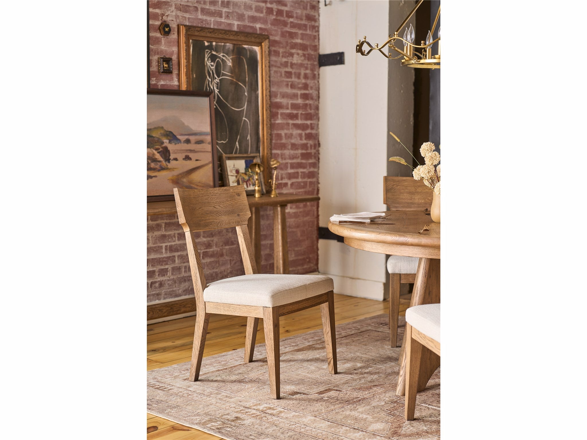 Universal Furniture Sienna Wood Back Side Chair — Griffith Park Collection