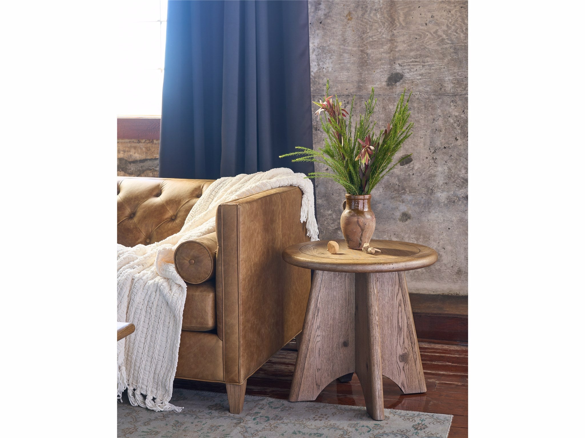 Universal Furniture Sienna Round Side Table — Griffith Park Collection