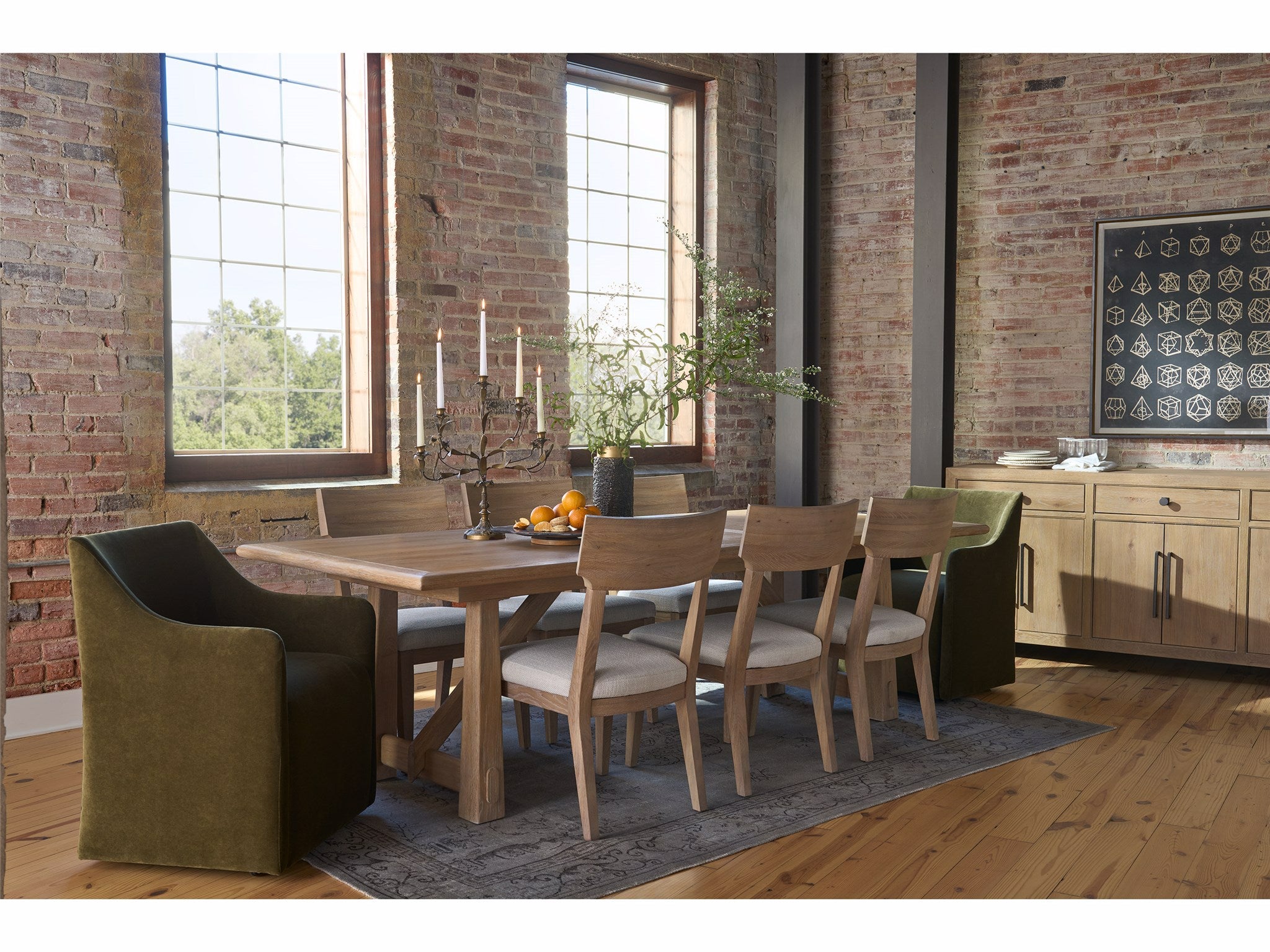 Universal Furniture Canyon Rectangular Dining Table — Griffith Park Collection