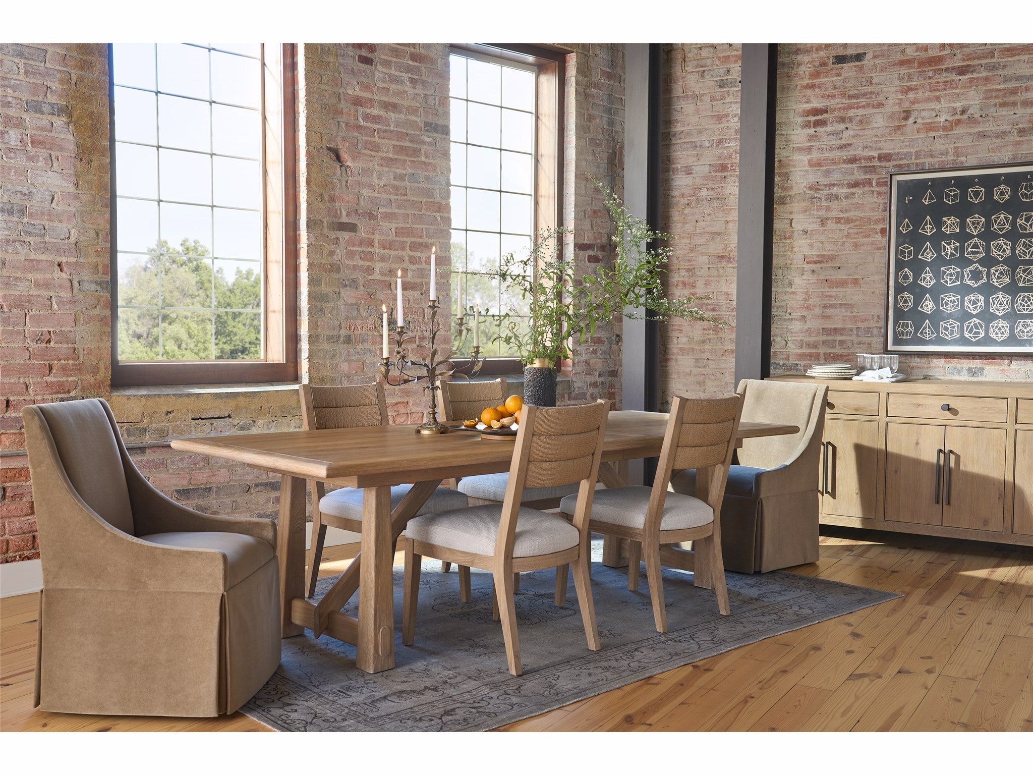 Universal Furniture Canyon Rectangular Dining Table — Griffith Park Collection