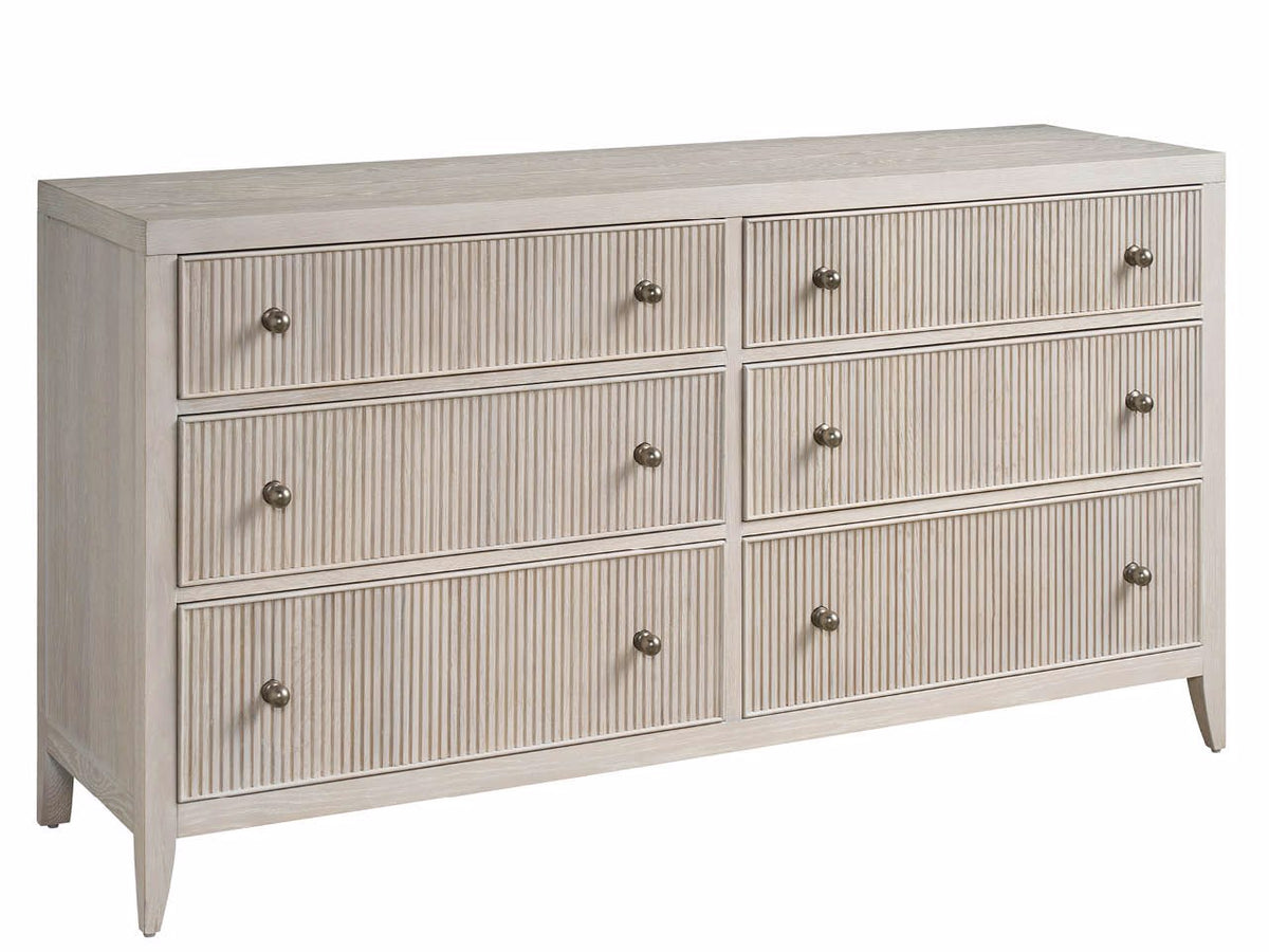 Universal Furniture Avaline Carmen Dresser — White Oak — Avaline Collection