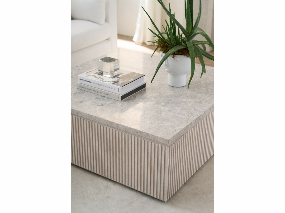 Universal Furniture Avaline Carmen Cocktail Table — White Oak — Avaline Collection