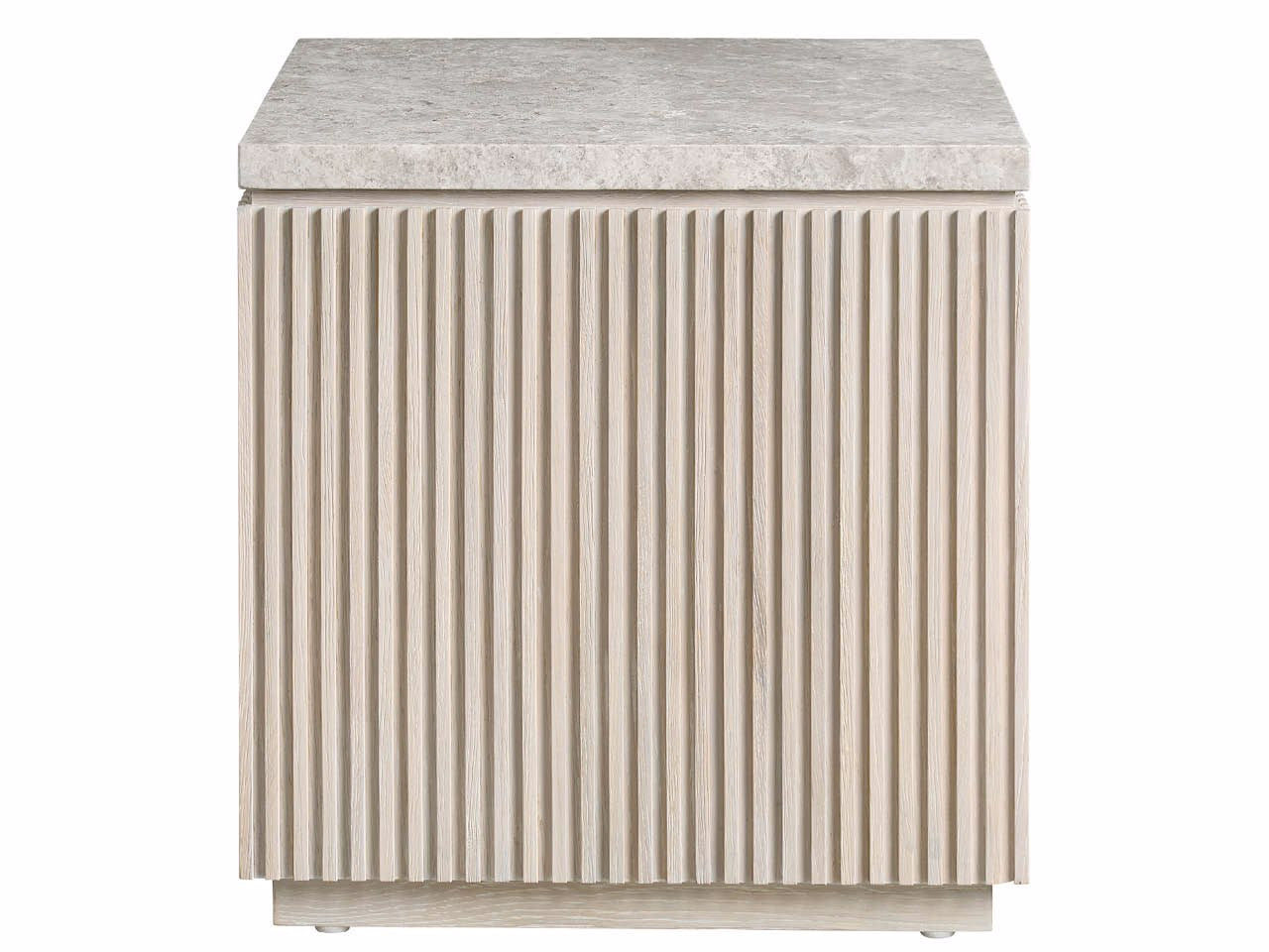 Universal Furniture Avaline Carmen Side Table — White Oak — Avaline Collection
