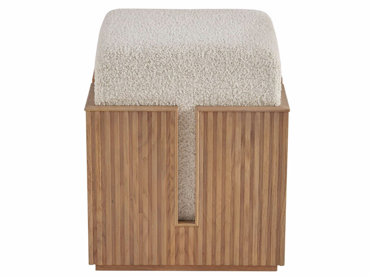Universal Furniture Avaline Carmen Bunching Stool — Skylark — Avaline Collection