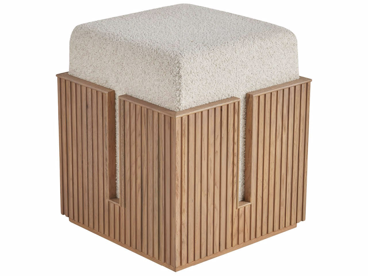 Universal Furniture Avaline Carmen Bunching Stool — Skylark — Avaline Collection