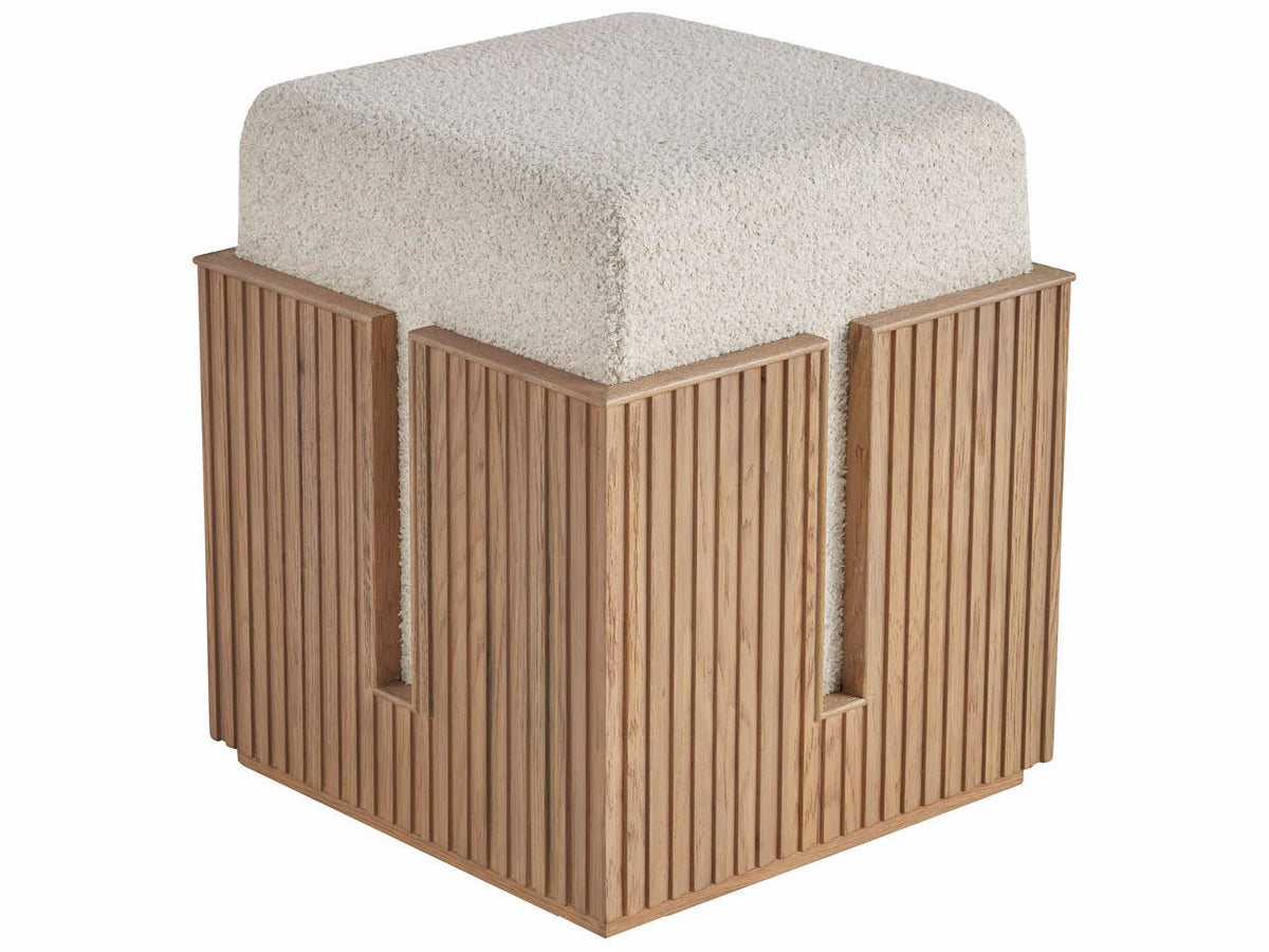 Universal Furniture Avaline Carmen Bunching Stool — Skylark — Avaline Collection