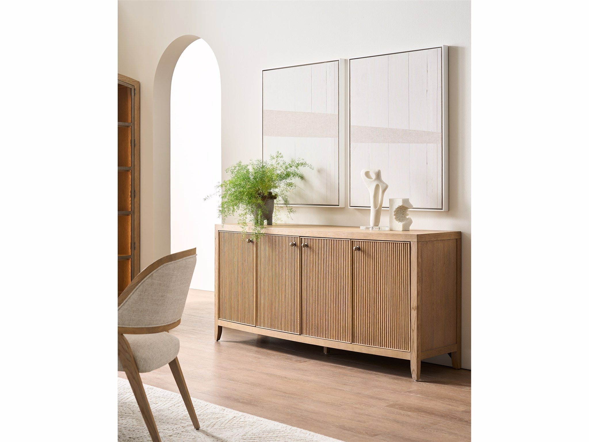 Universal Furniture Avaline Carmen Credenza — Skylark — Avaline Collection