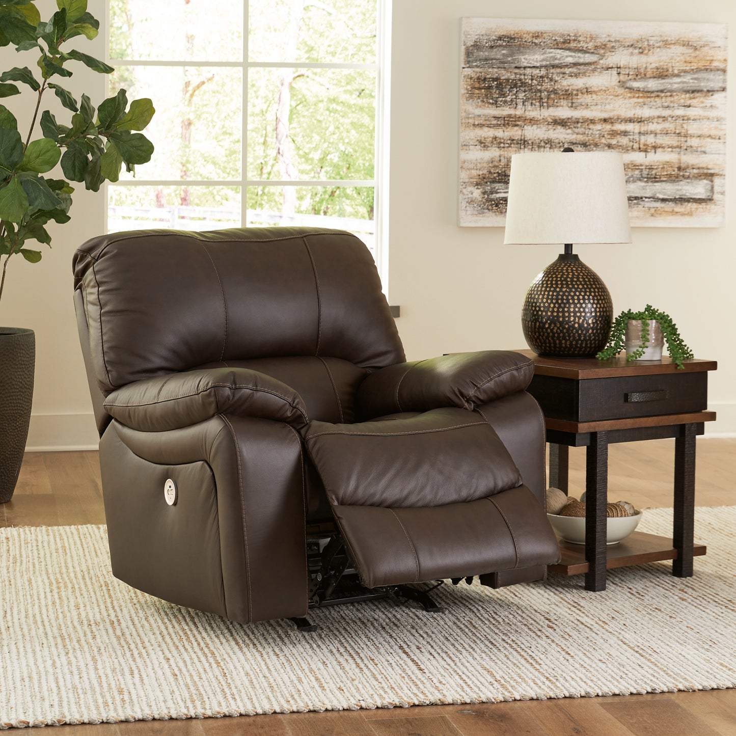 Leesworth Power Reclining Sofa, Loveseat and Recliner