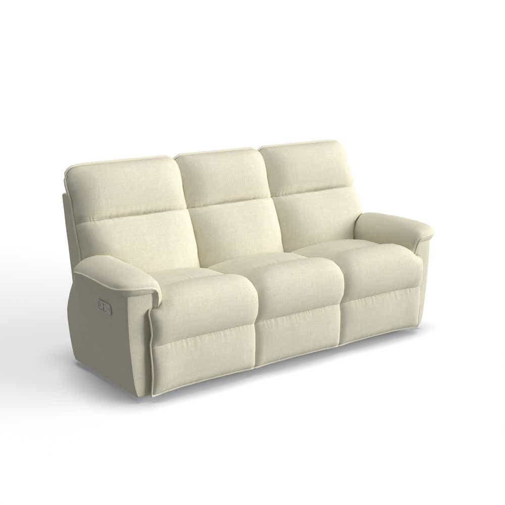 La-Z-Boy Jay Power Reclining Sofa w/ Headrest — Power Comfort with USB La-Z-Boy Power Reclining Sofa