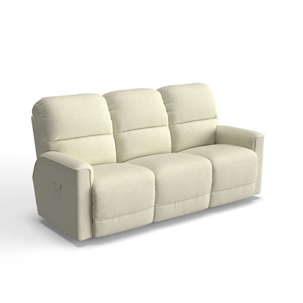 La-Z-Boy Cade Power Reclining Sofa — Leather Meets Power Recline La-Z-Boy Power Reclining Sofa