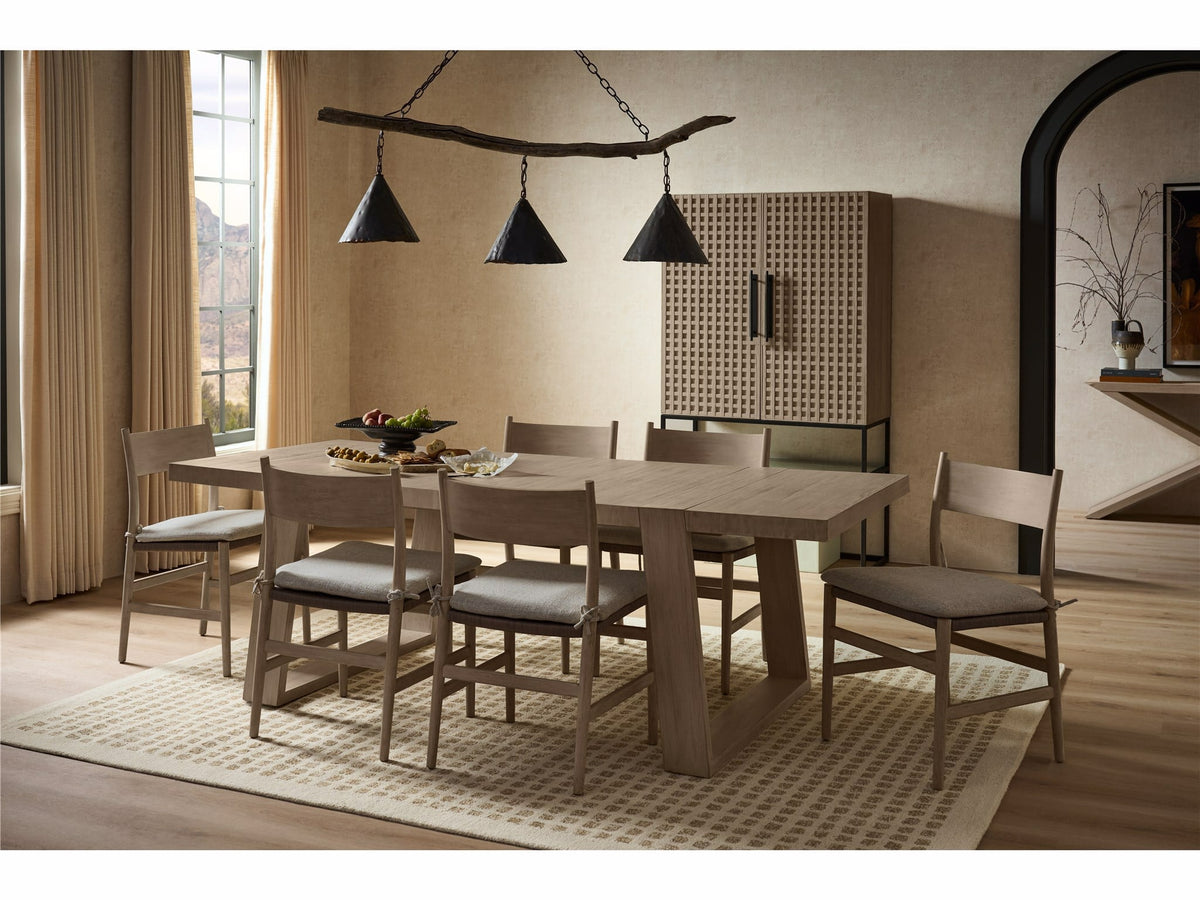 Universal Furniture Boulder Wood Back Side Chair — Dwell Collection