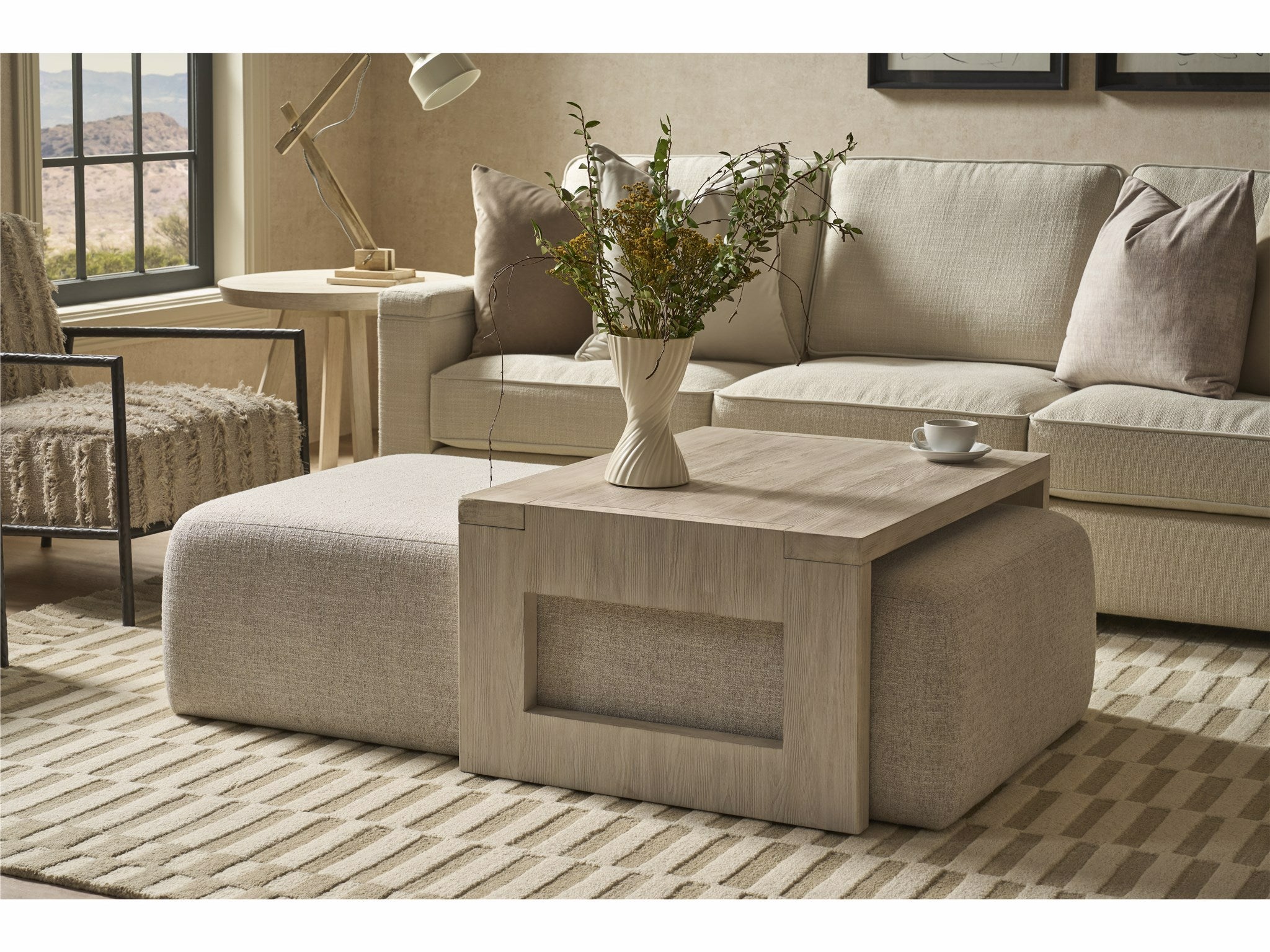 Universal Furniture River Rock Nesting Cocktail Ottoman — Dwell Collection