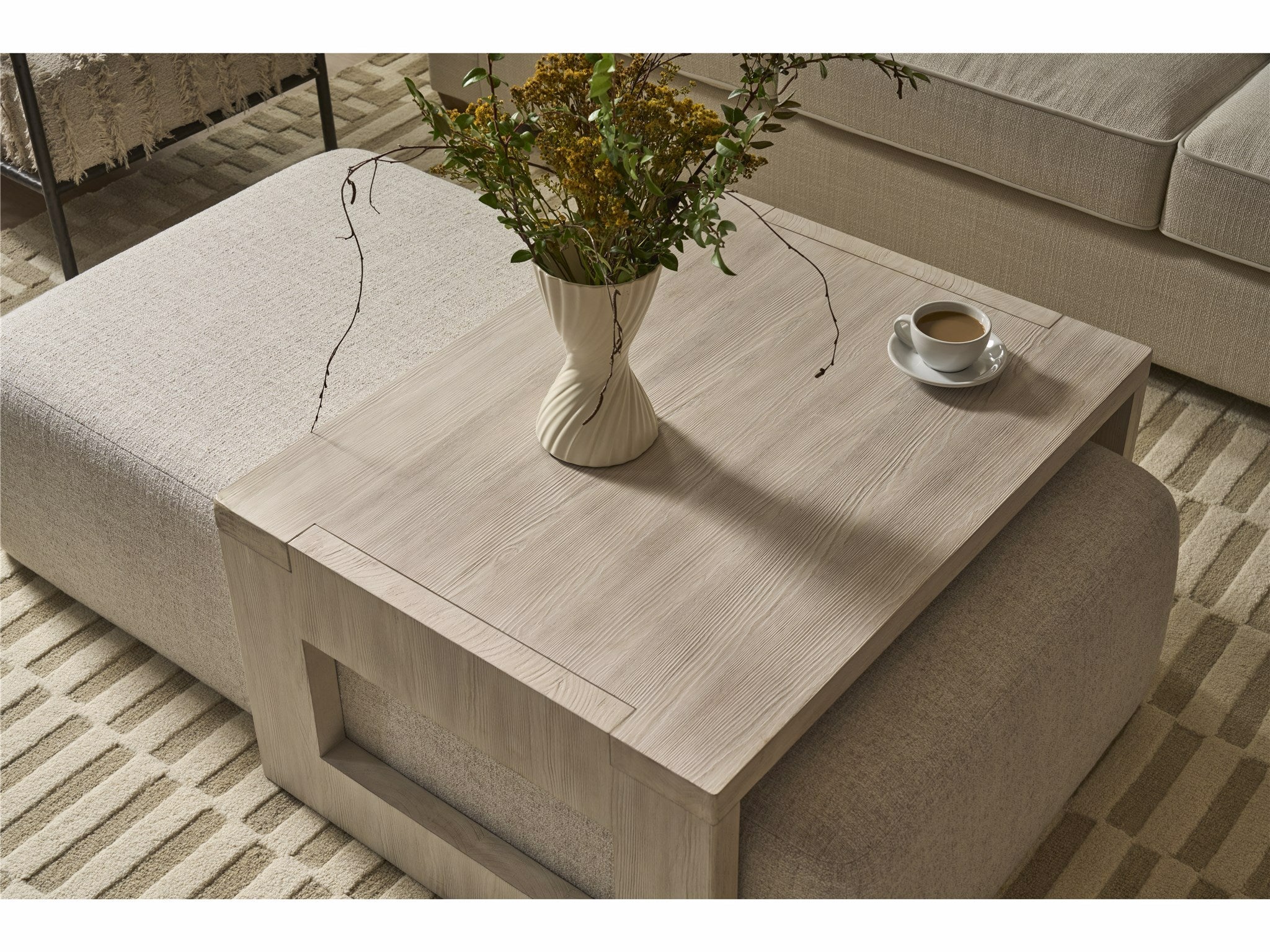 Universal Furniture River Rock Nesting Cocktail Ottoman — Dwell Collection