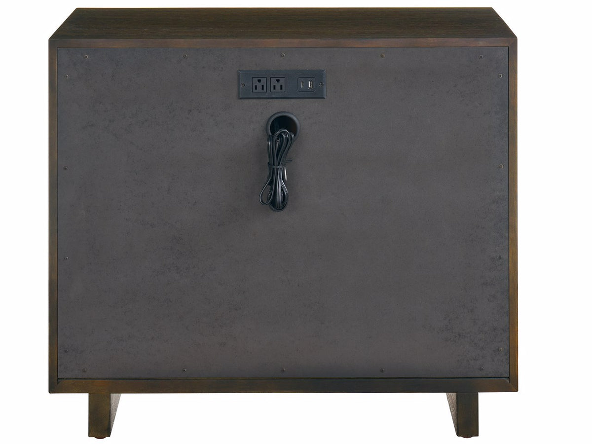 Universal Furniture Sable Three Drawer Nightstand — Modern Collection