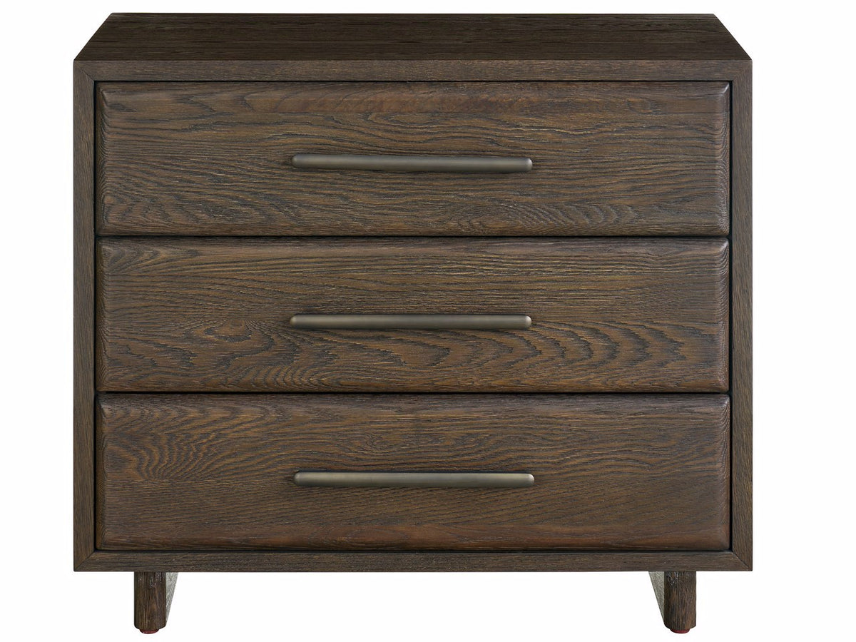 Universal Furniture Sable Three Drawer Nightstand — Modern Collection