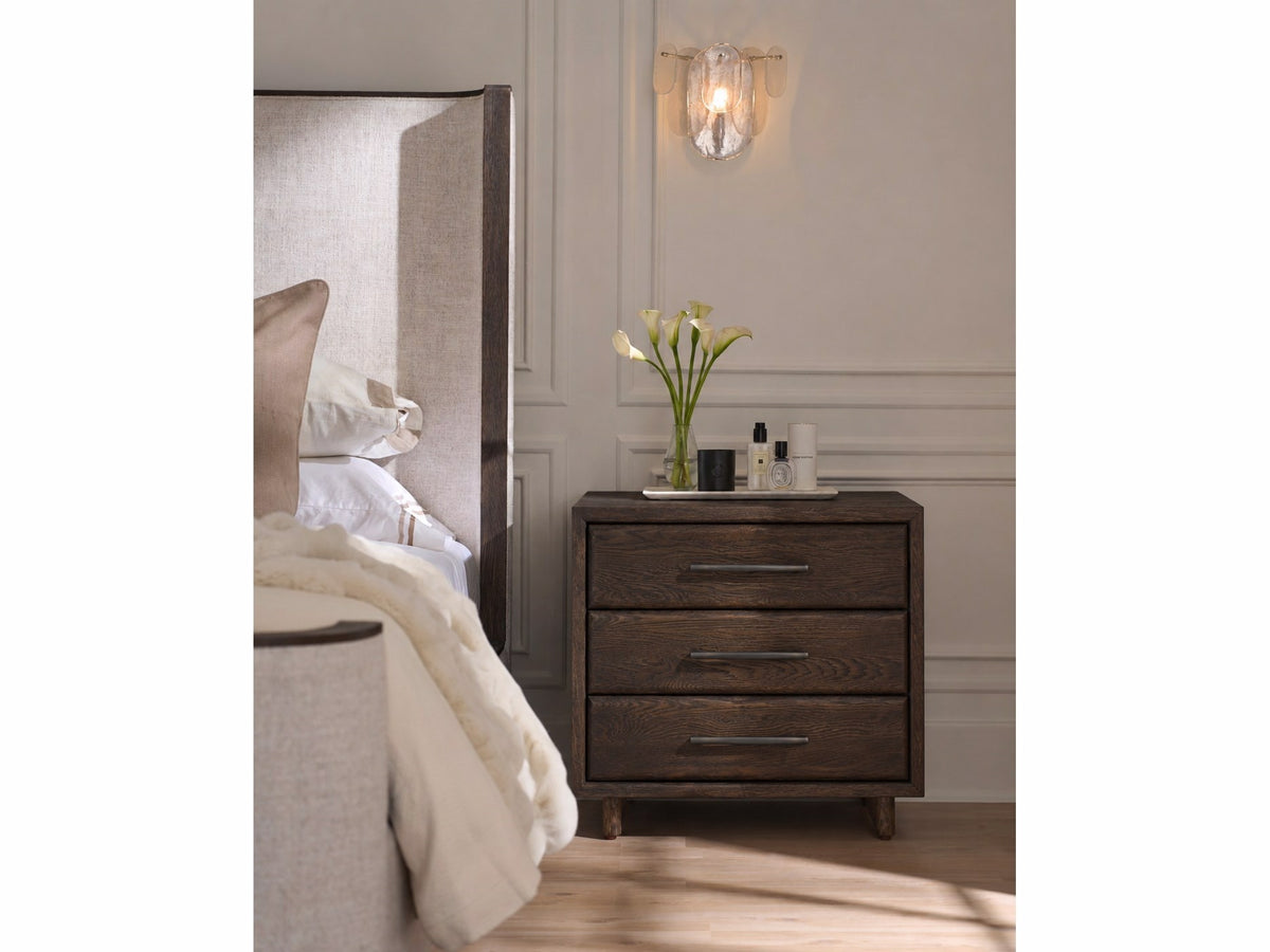 Universal Furniture Sable Three Drawer Nightstand — Modern Collection