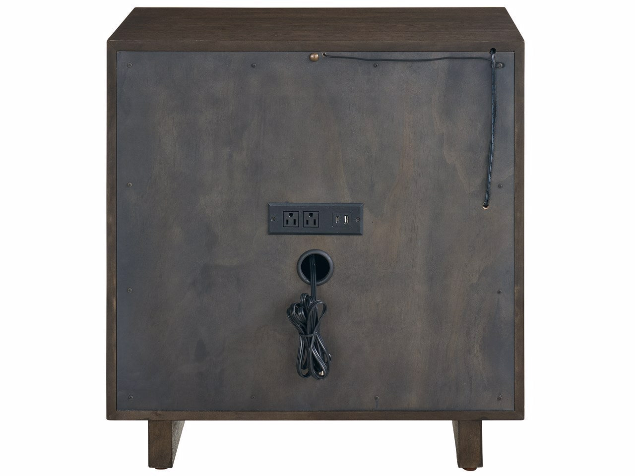 Universal Furniture Sable Open Storage Nightstand — Modern Collection