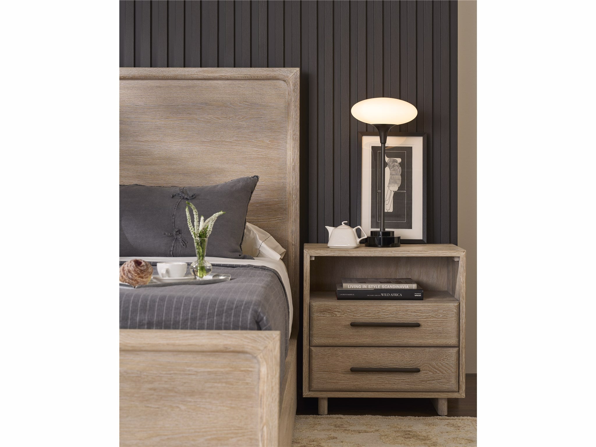 Universal Furniture Desert Open Storage Nightstand — Modern Collection