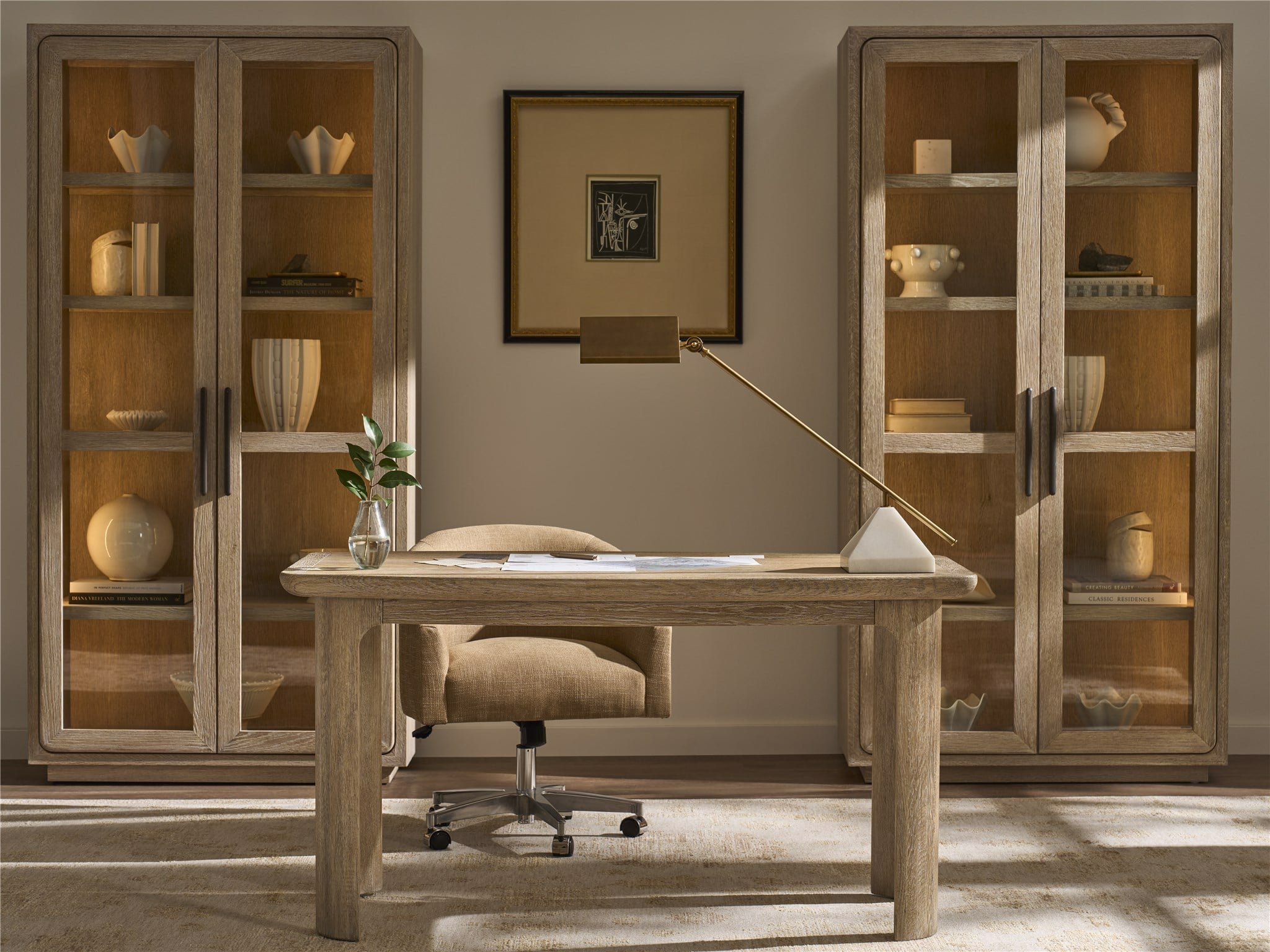 Universal Furniture Desert Display Cabinet — Modern Collection