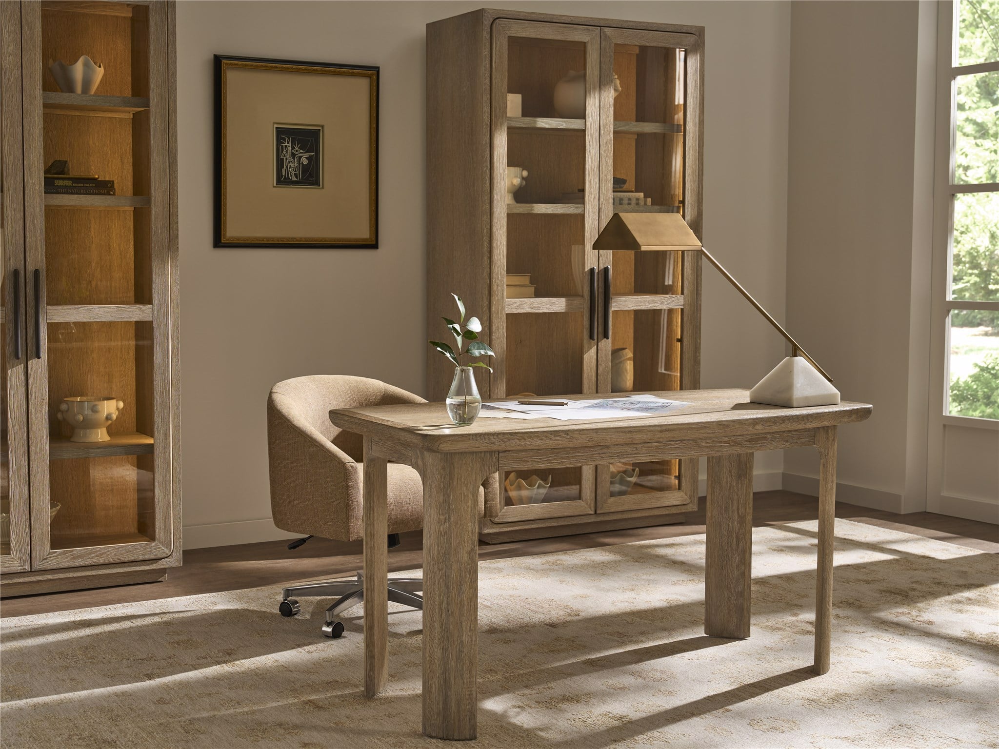 Universal Furniture Desert Display Cabinet — Modern Collection