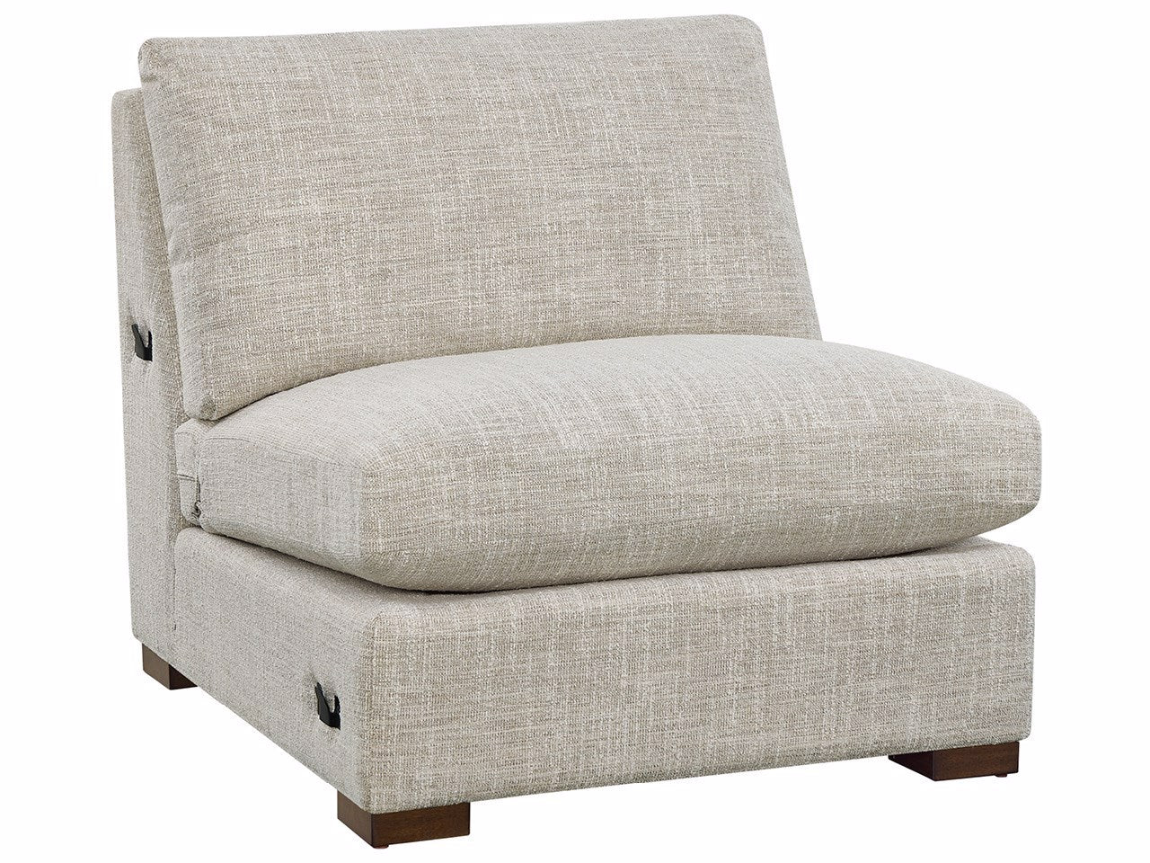 Universal Furniture Fletcher Armless Chair — Ayers Caramel — Fletcher Collection