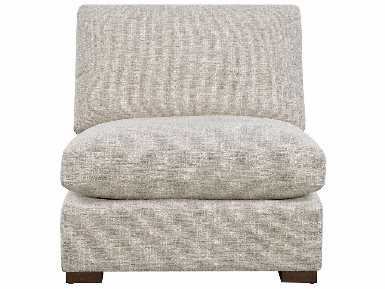 Universal Furniture Fletcher Armless Chair — Ayers Caramel — Fletcher Collection