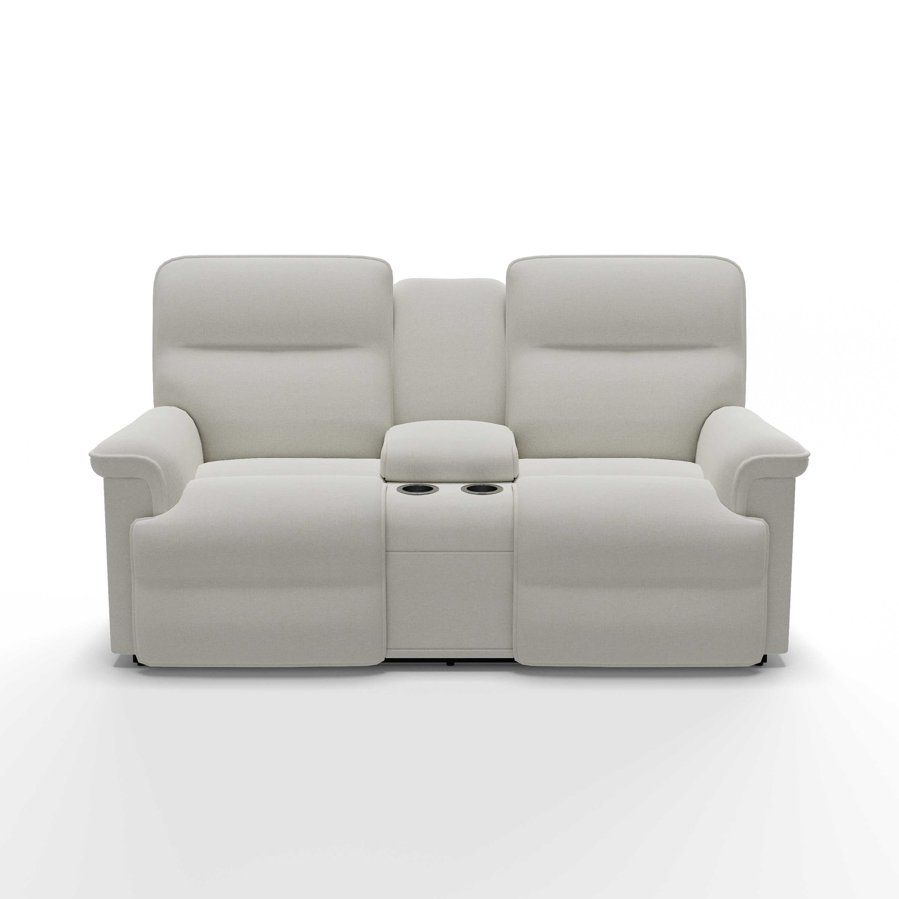 La-Z-Boy Jay Power Reclining Console Loveseat — Power Recline for Two La-Z-Boy Power Reclining Loveseat