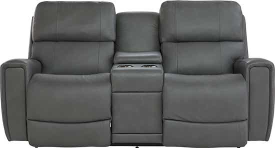 La-Z-Boy Apollo Power Reclining Loveseat — Console, Headrest and Lumbar La-Z-Boy Power Reclining Loveseat