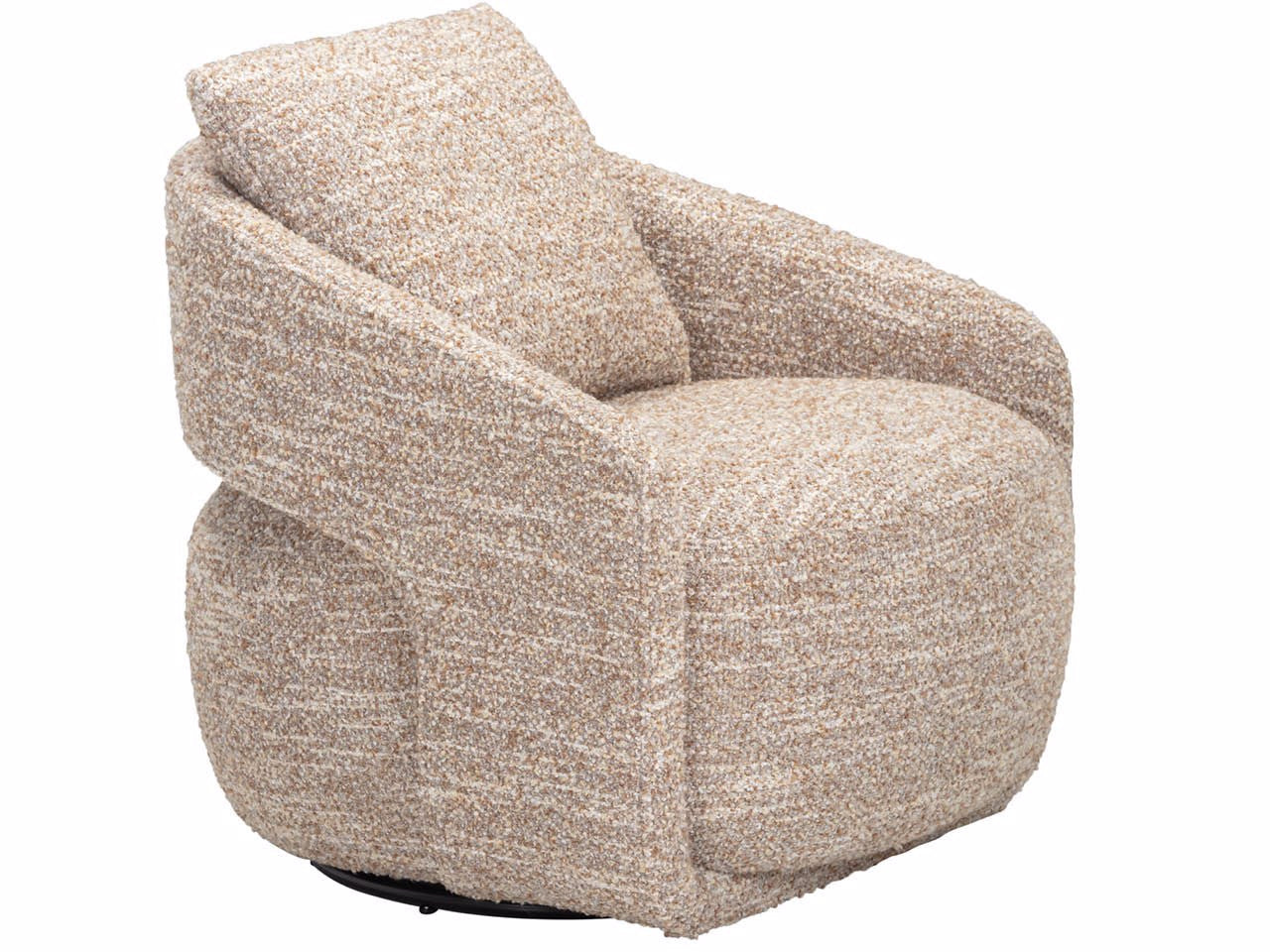 Universal Furniture Elio Swivel Chair — Pamela Cobblestone — Elio Collection