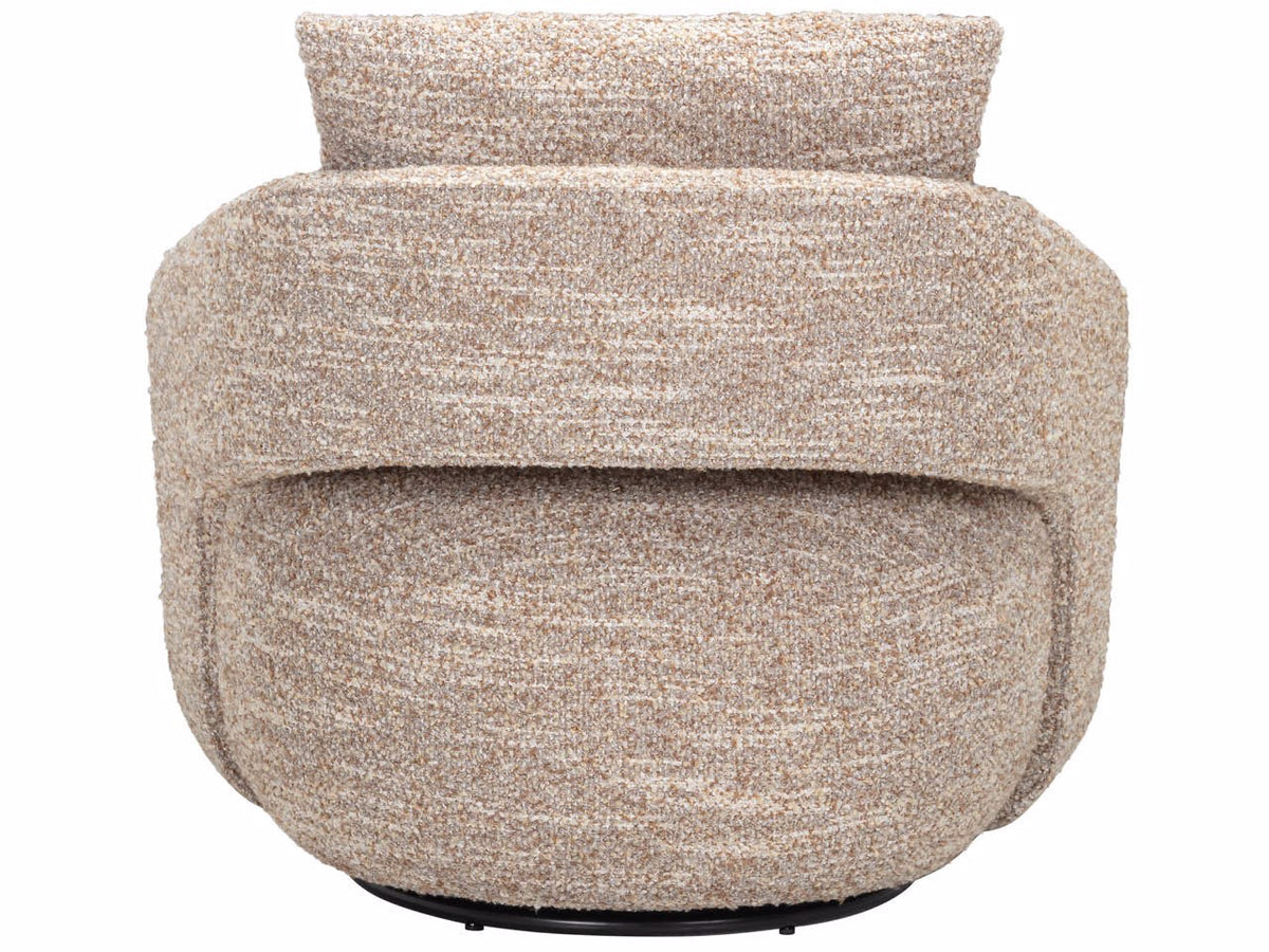Universal Furniture Elio Swivel Chair — Pamela Cobblestone — Elio Collection