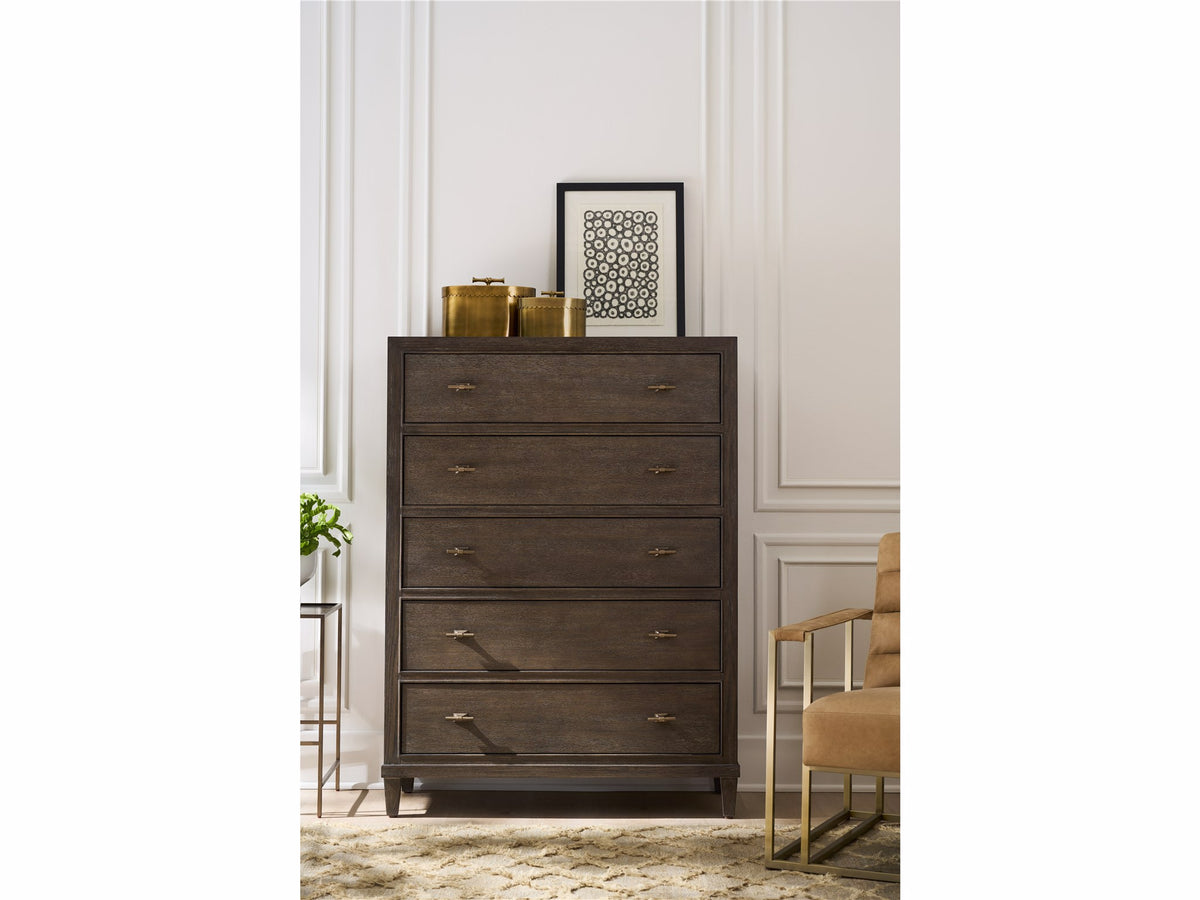 Universal Furniture Montclair Cocoa Chest — 5 Drawer — Montclair Collection