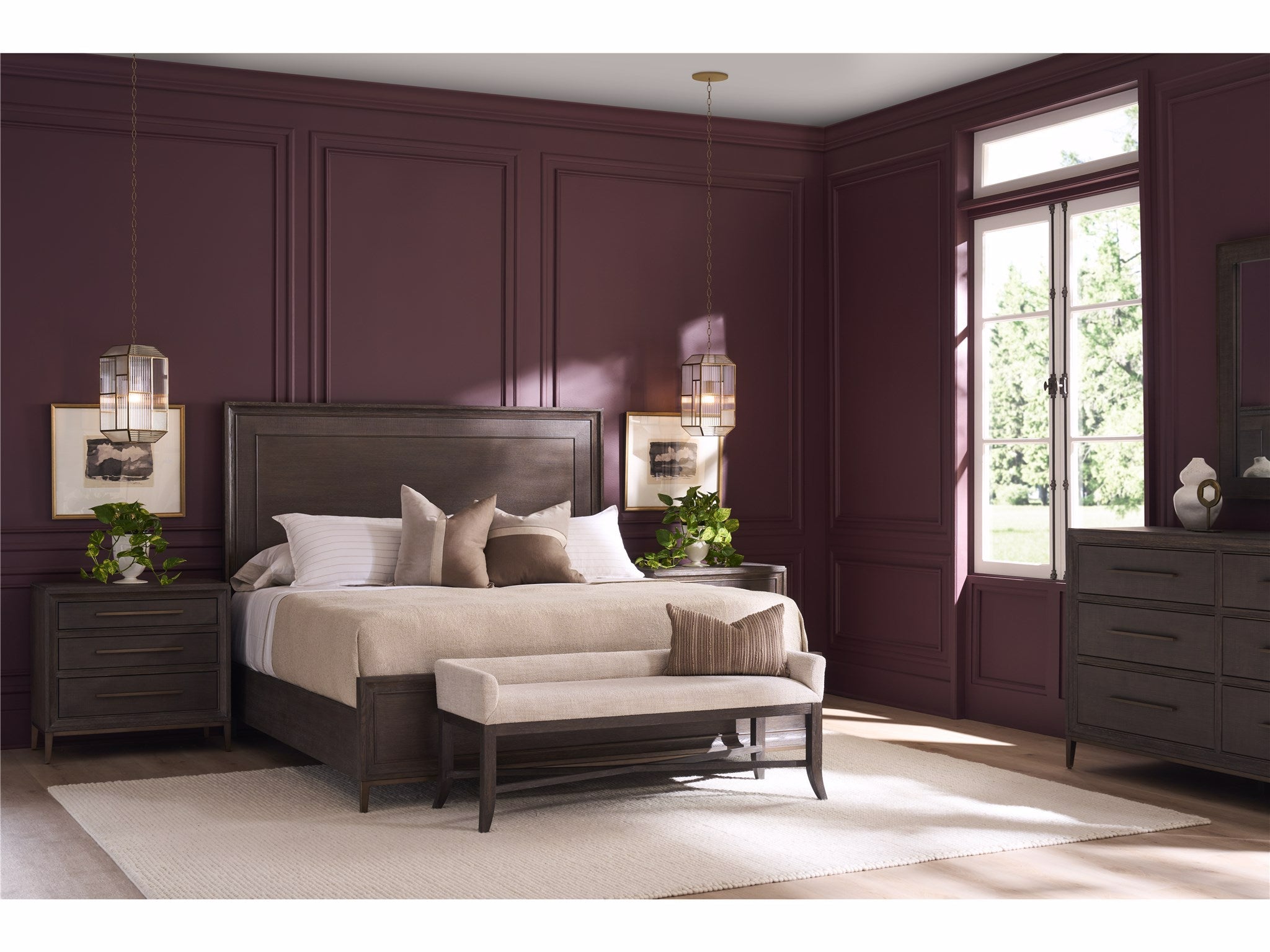 Universal Furniture Cocoa Bench — Montclair Collection