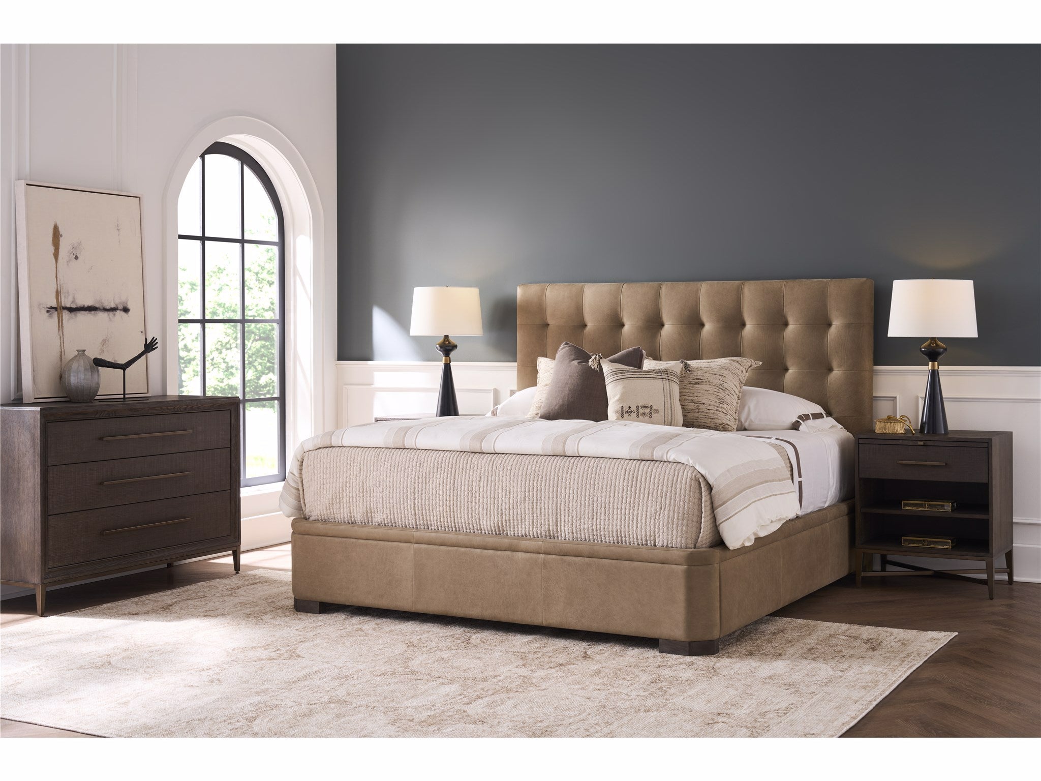 Universal Furniture Montclair Upholstered Bed — Montclair Collection