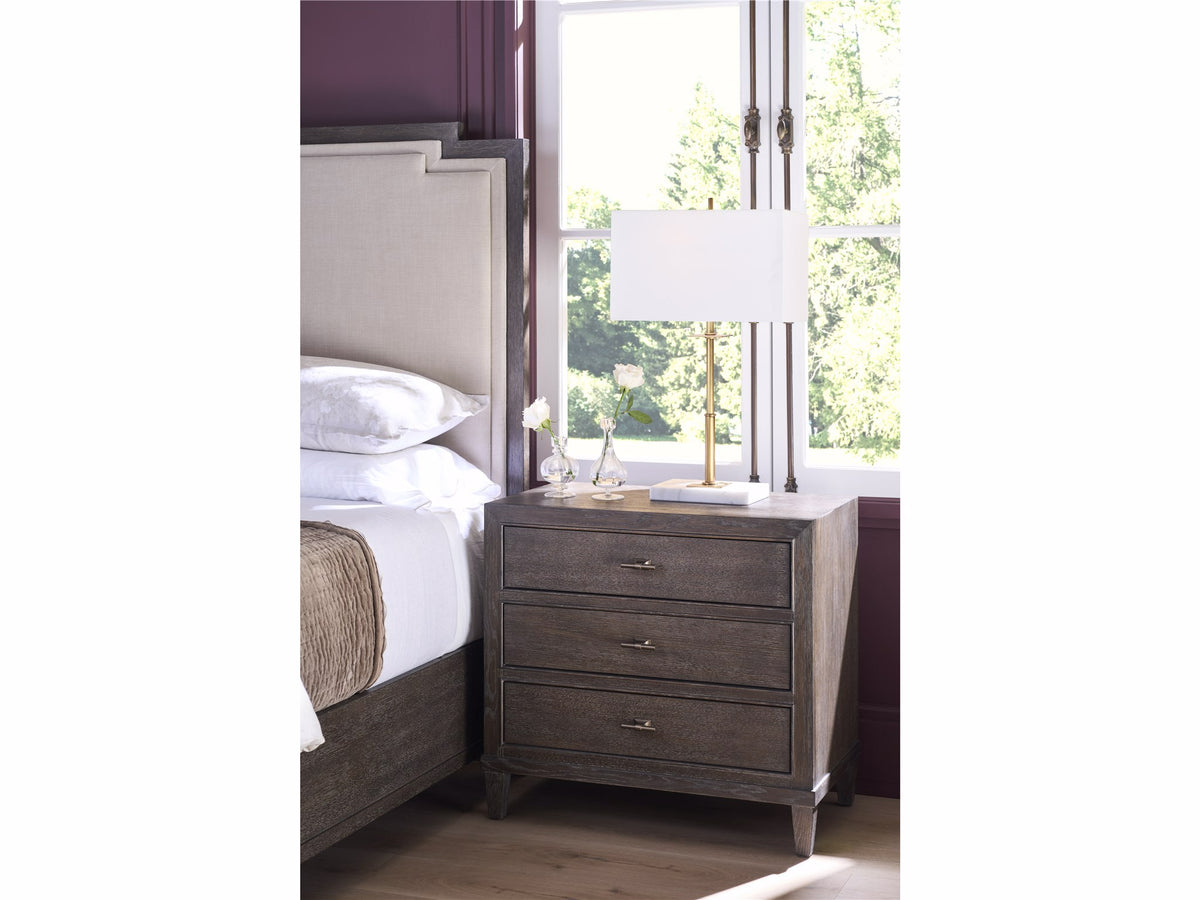 Universal Furniture Montclair Cocoa Nightstand — 3 Drawer — Montclair Collection