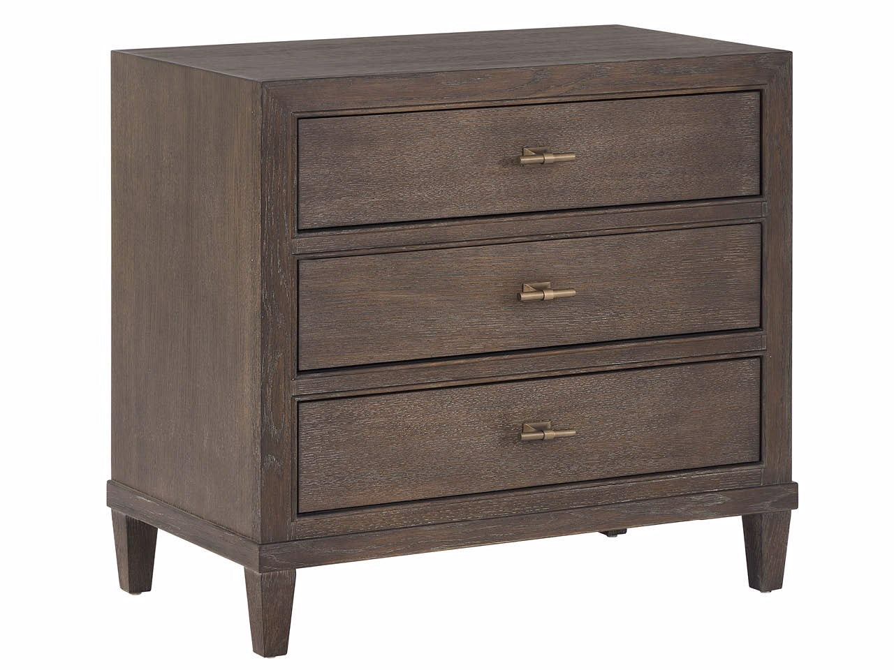 Universal Furniture Montclair Cocoa Nightstand — 3 Drawer — Montclair Collection